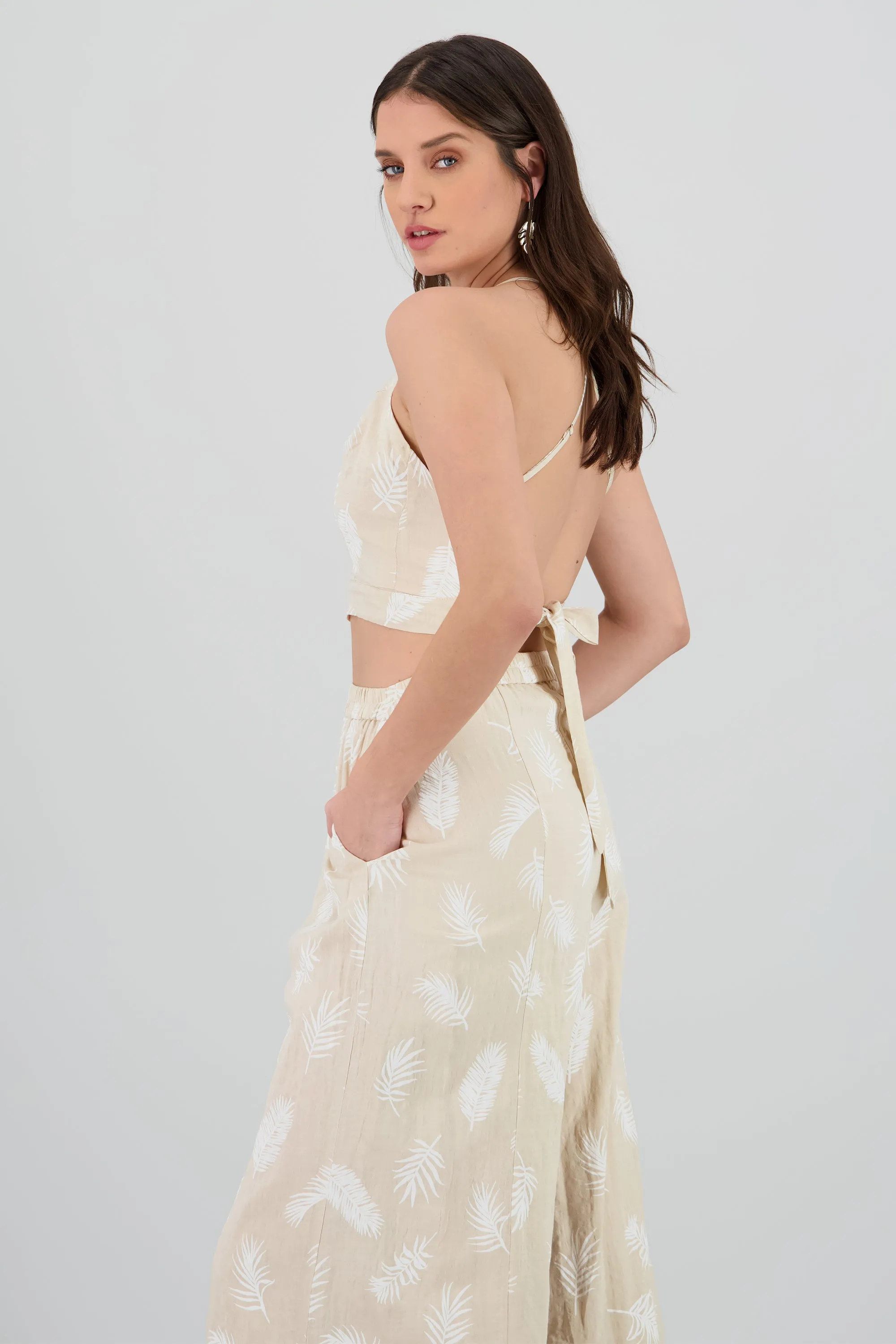 Top halter estampado tropical sold by Shasa product image thumbnail 3