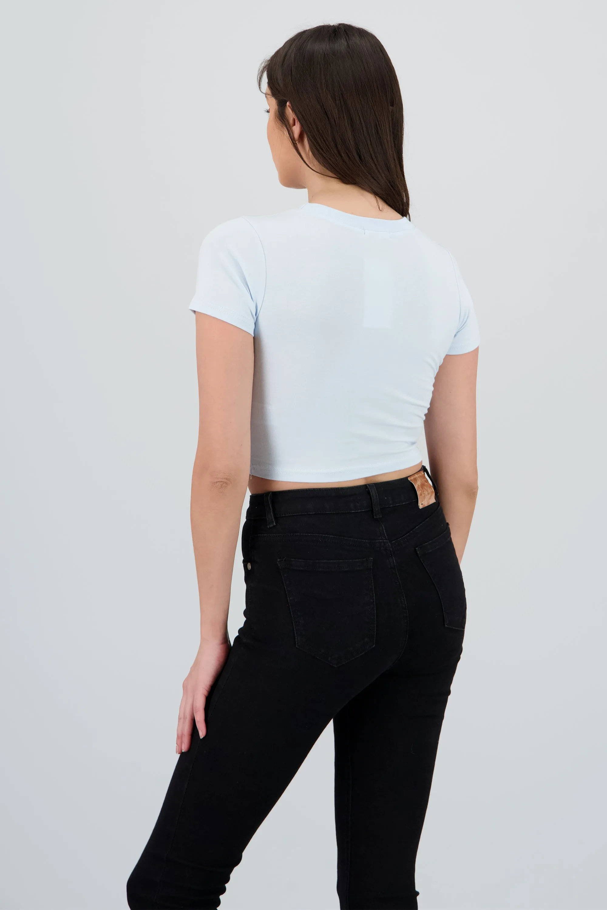 Top de manga corta con cuello redondo sold by Shasa product image thumbnail 4