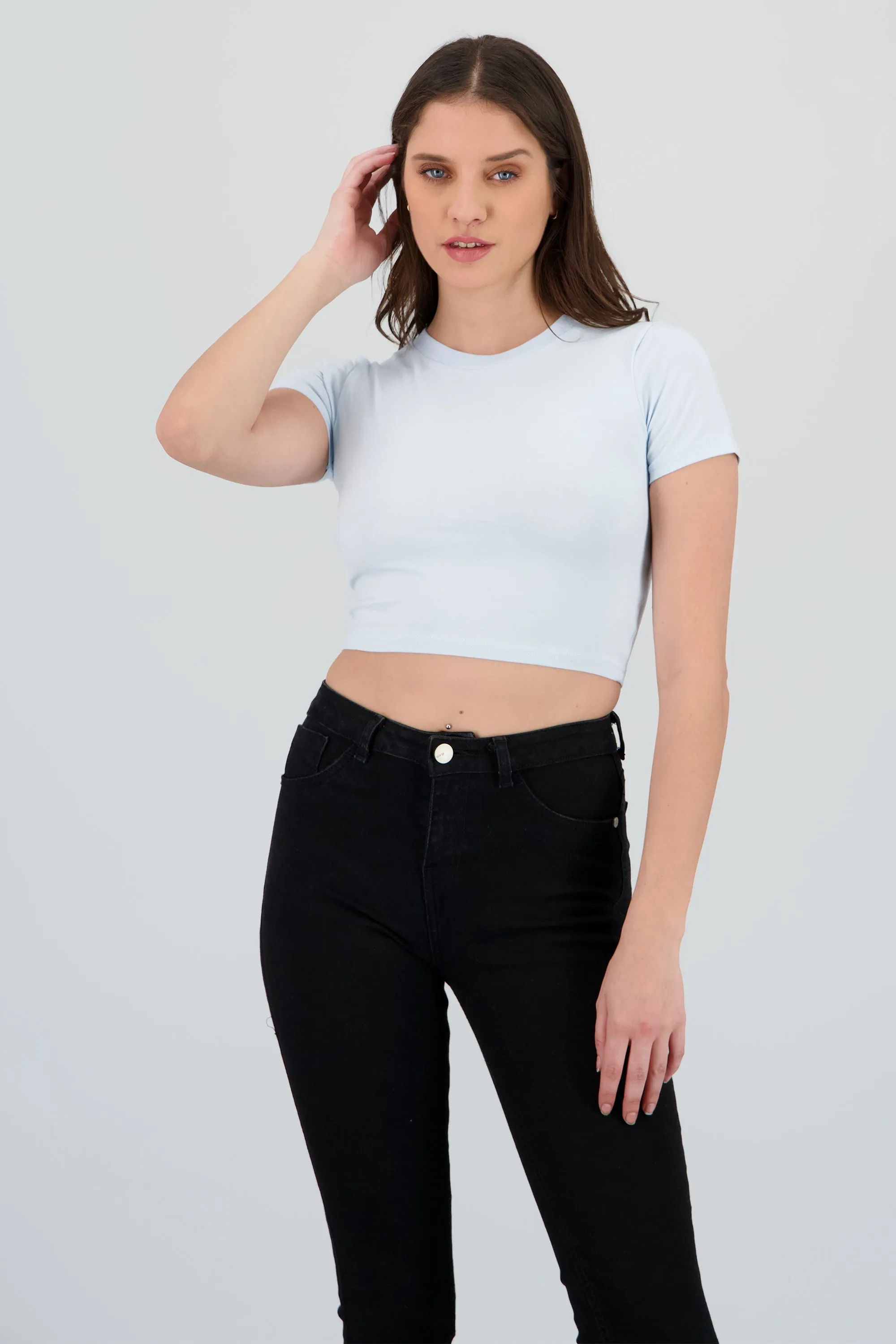 Top de manga corta con cuello redondo sold by Shasa product image thumbnail 2