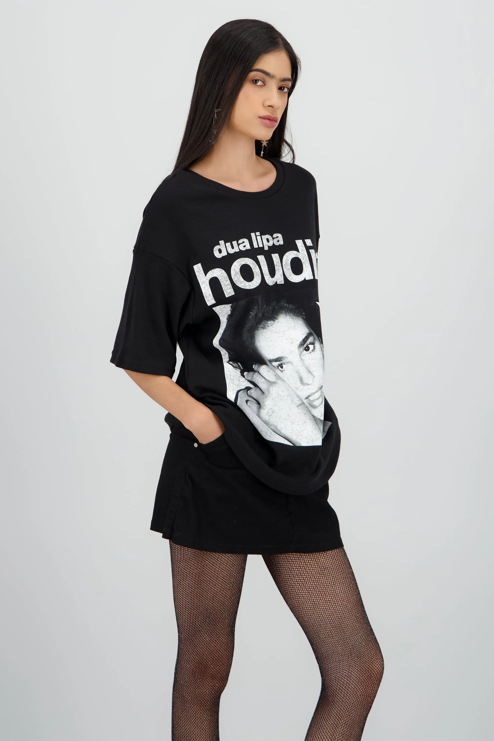 Playera oversized Dua Lipa houdini sold by Shasa product image thumbnail 3