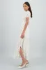 Vestido midi lurex y flores sold by Shasa