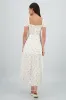 Vestido midi lurex y flores sold by Shasa