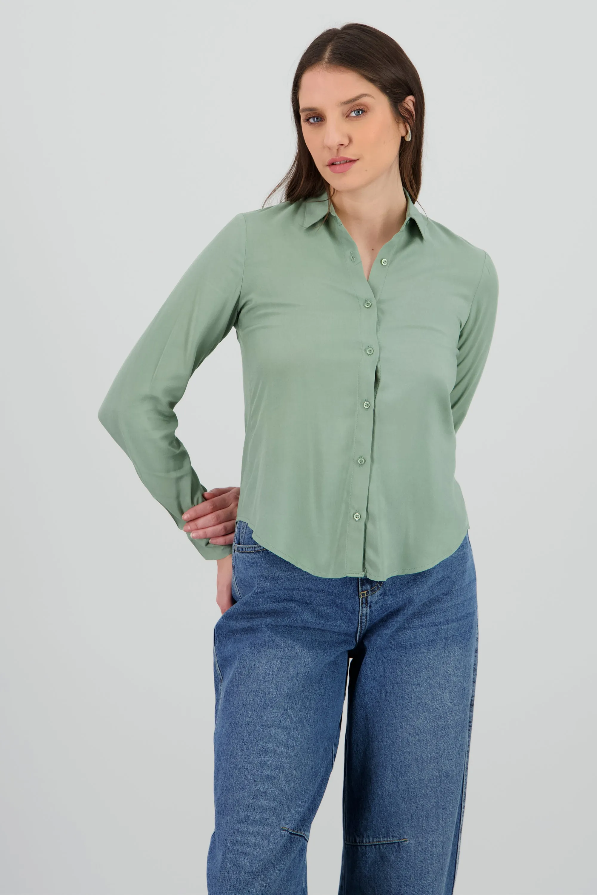 Camisa Manga Larga Lisa sold by Shasa