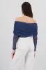 Mesh Off Shoulder Top sold by Shasa