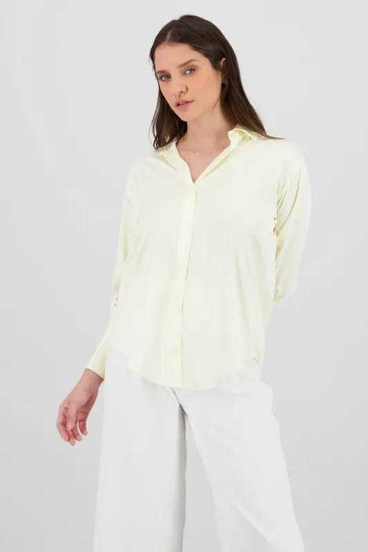 Blusa satin rayas manga larga Hypsters sold by Shasa