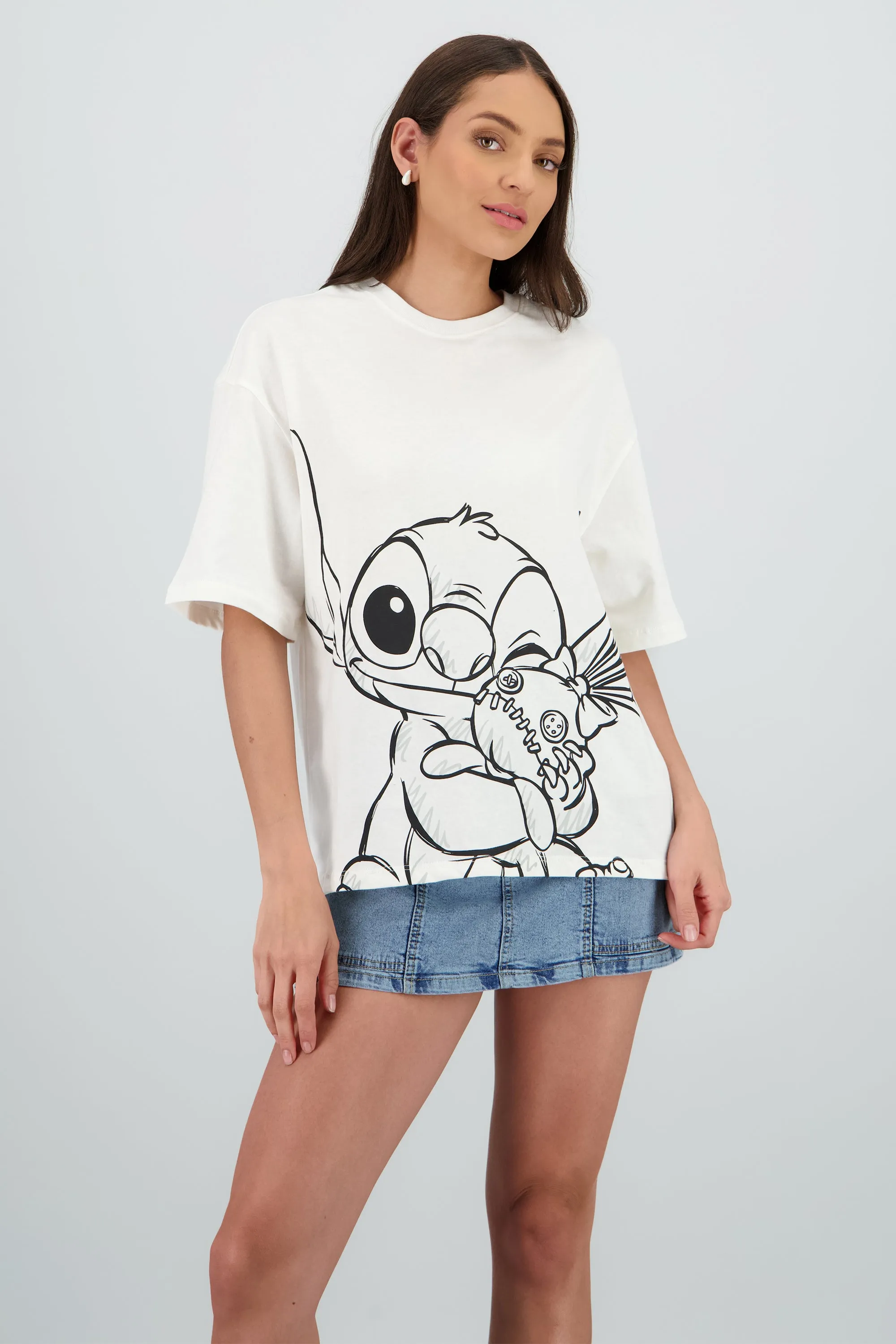 Playera over stitch dibujo sold by Shasa product image thumbnail 2