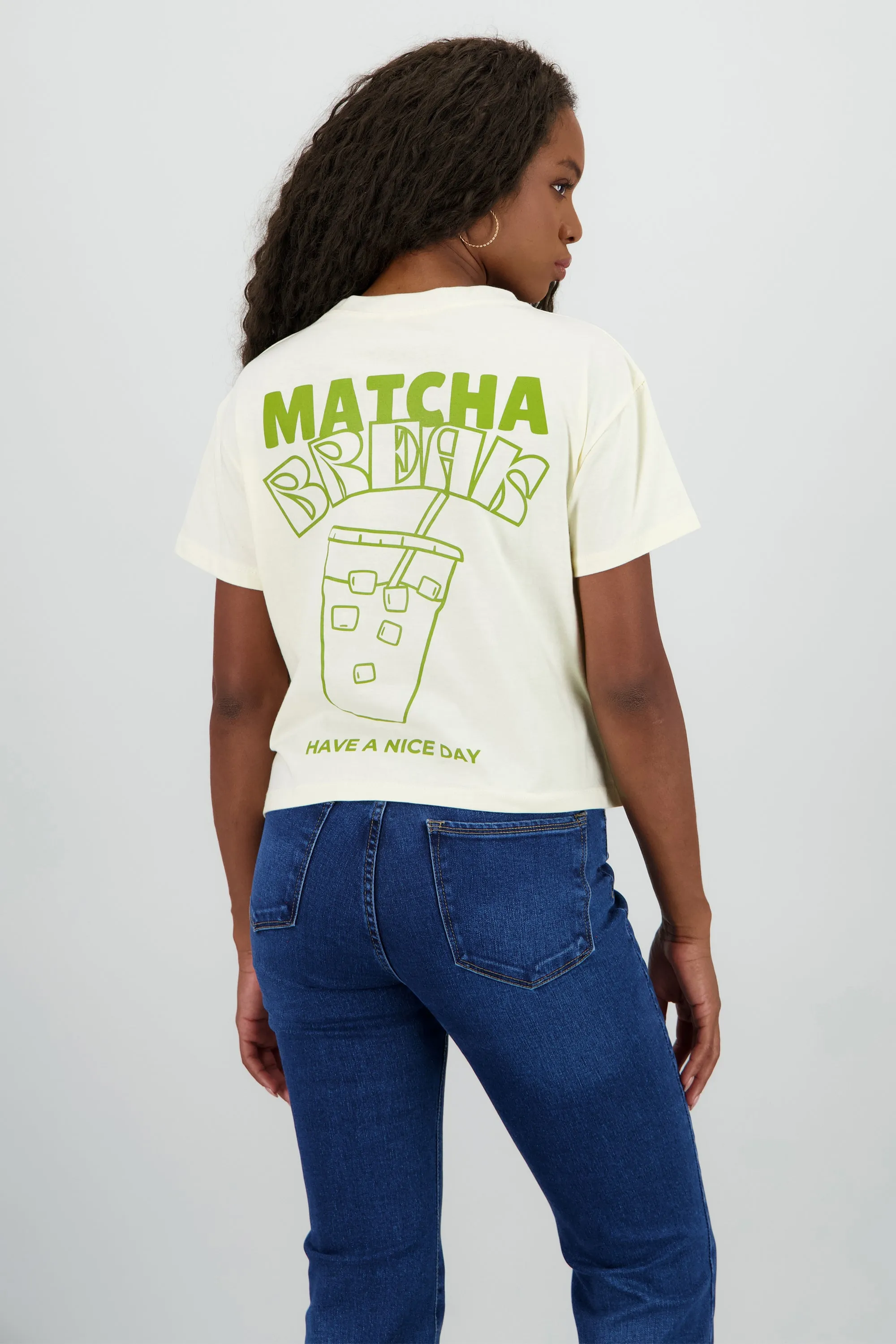 Playera boxy estampado matcha sold by Shasa product image thumbnail 4