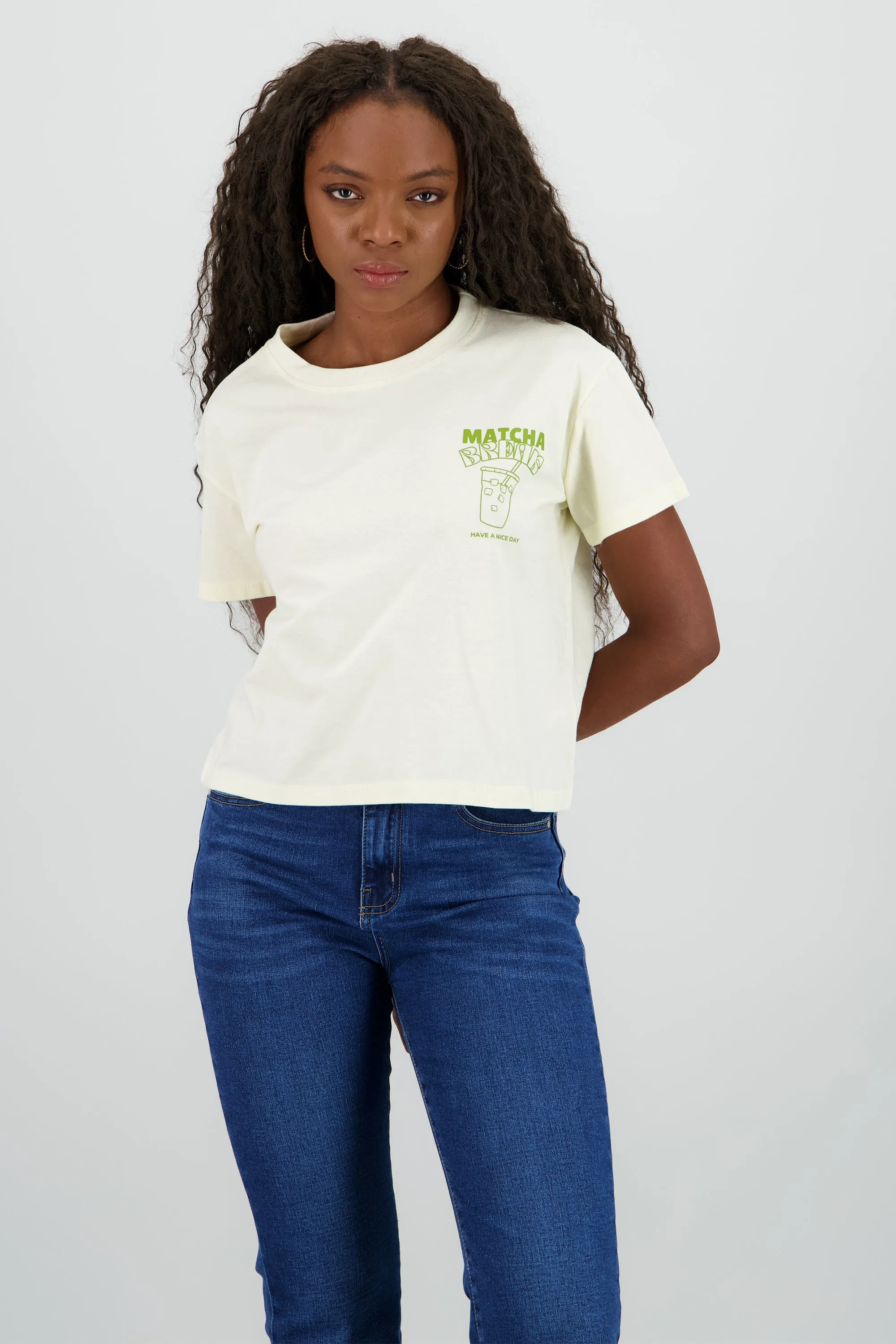 Playera boxy estampado matcha sold by Shasa product image thumbnail 2