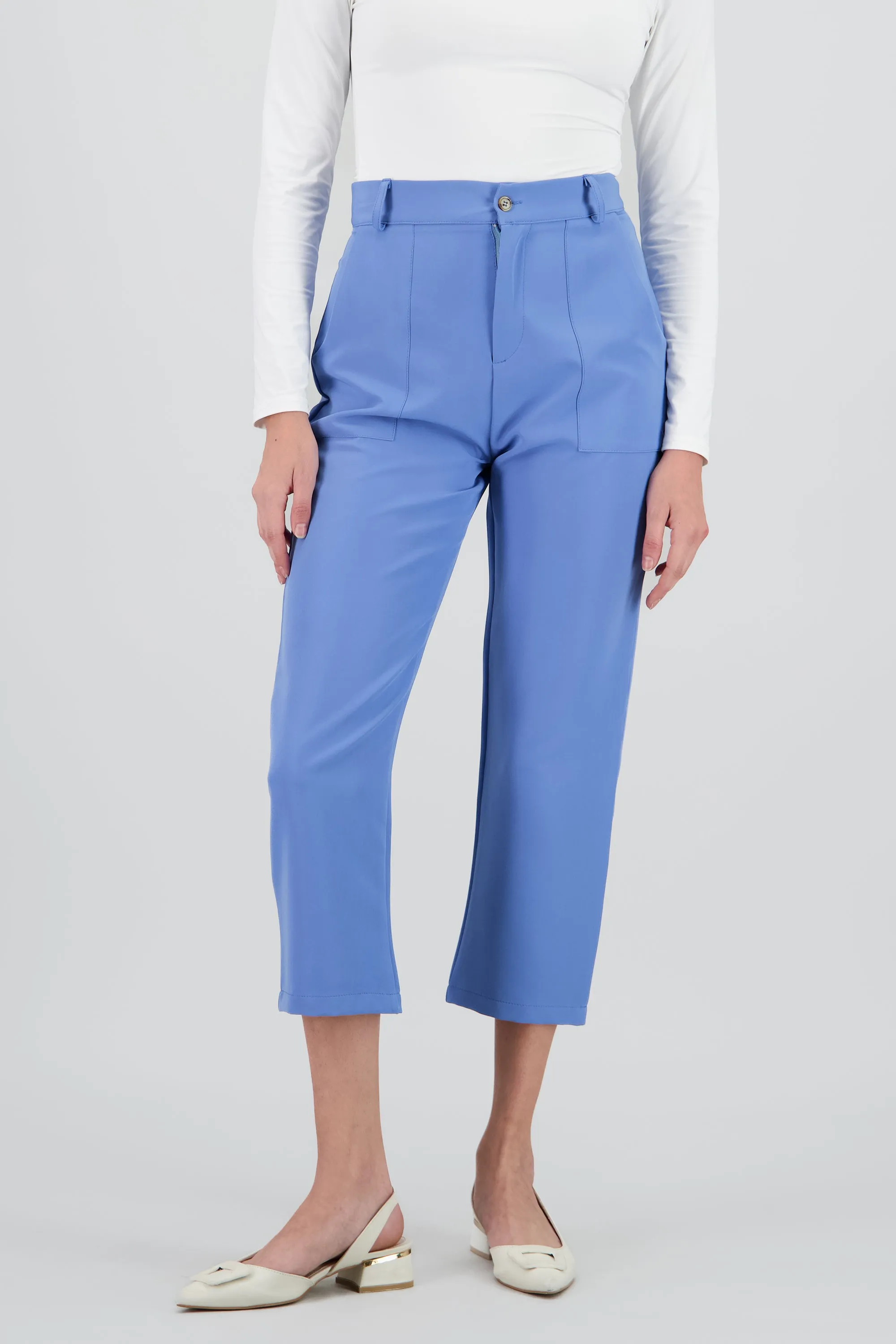 Pantalón Cintura Alta Capri Bolsas sold by Shasa product image thumbnail 2