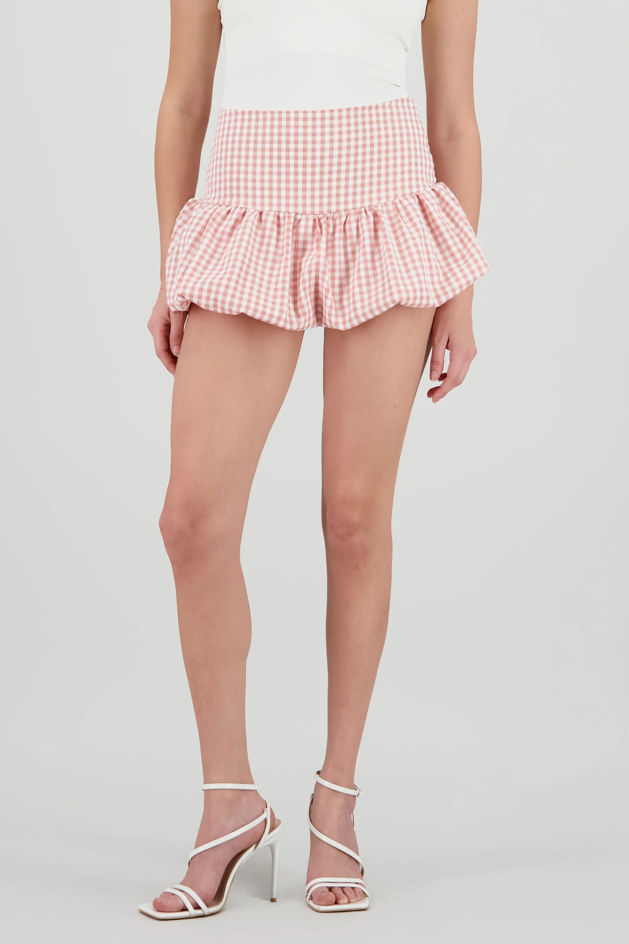 Falda mini cuadros gingham buble sold by Shasa product image thumbnail 2