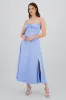 Vestido midi tirantes escote sold by Shasa