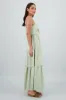 Vestido de nudo maxi liso sold by Shasa