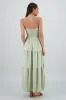 Vestido de nudo maxi liso sold by Shasa