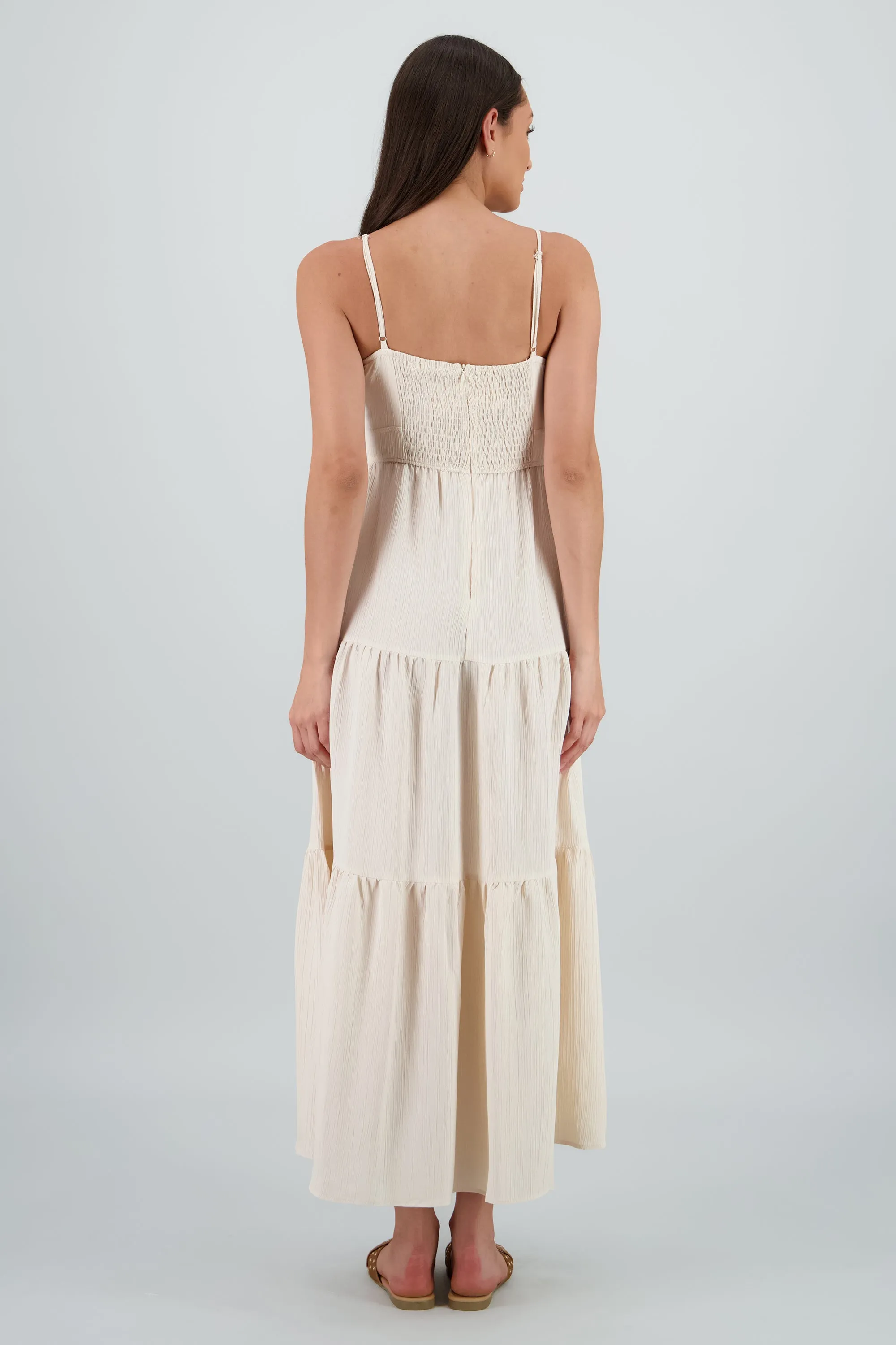 Vestido de nudo maxi liso sold by Shasa product image thumbnail 4