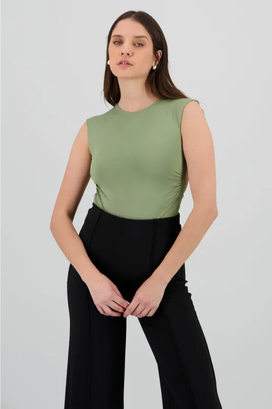 Body manga corta escote espalda sold by Shasa