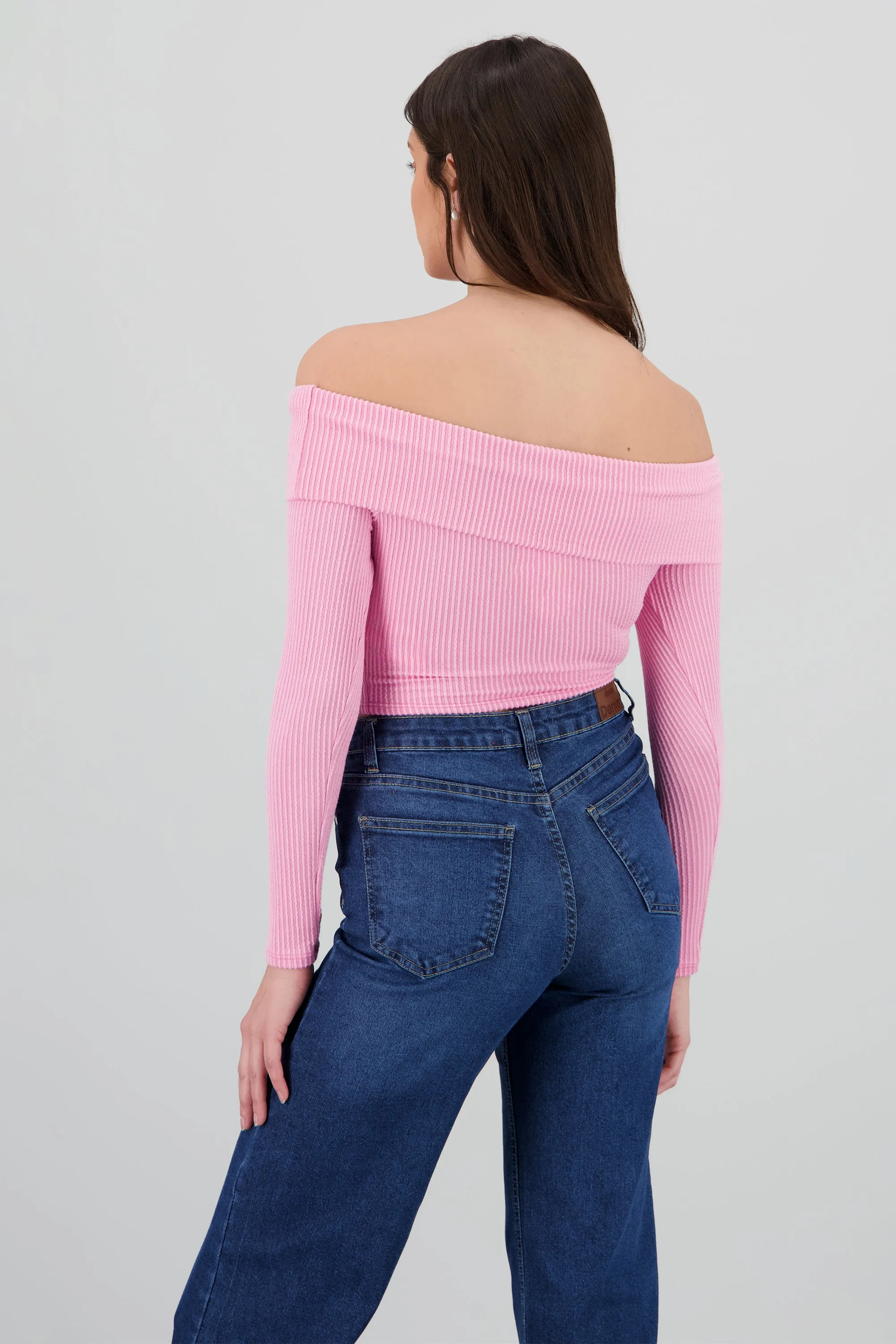 Top Sin Hombros Textura Rib sold by Shasa product image thumbnail 4