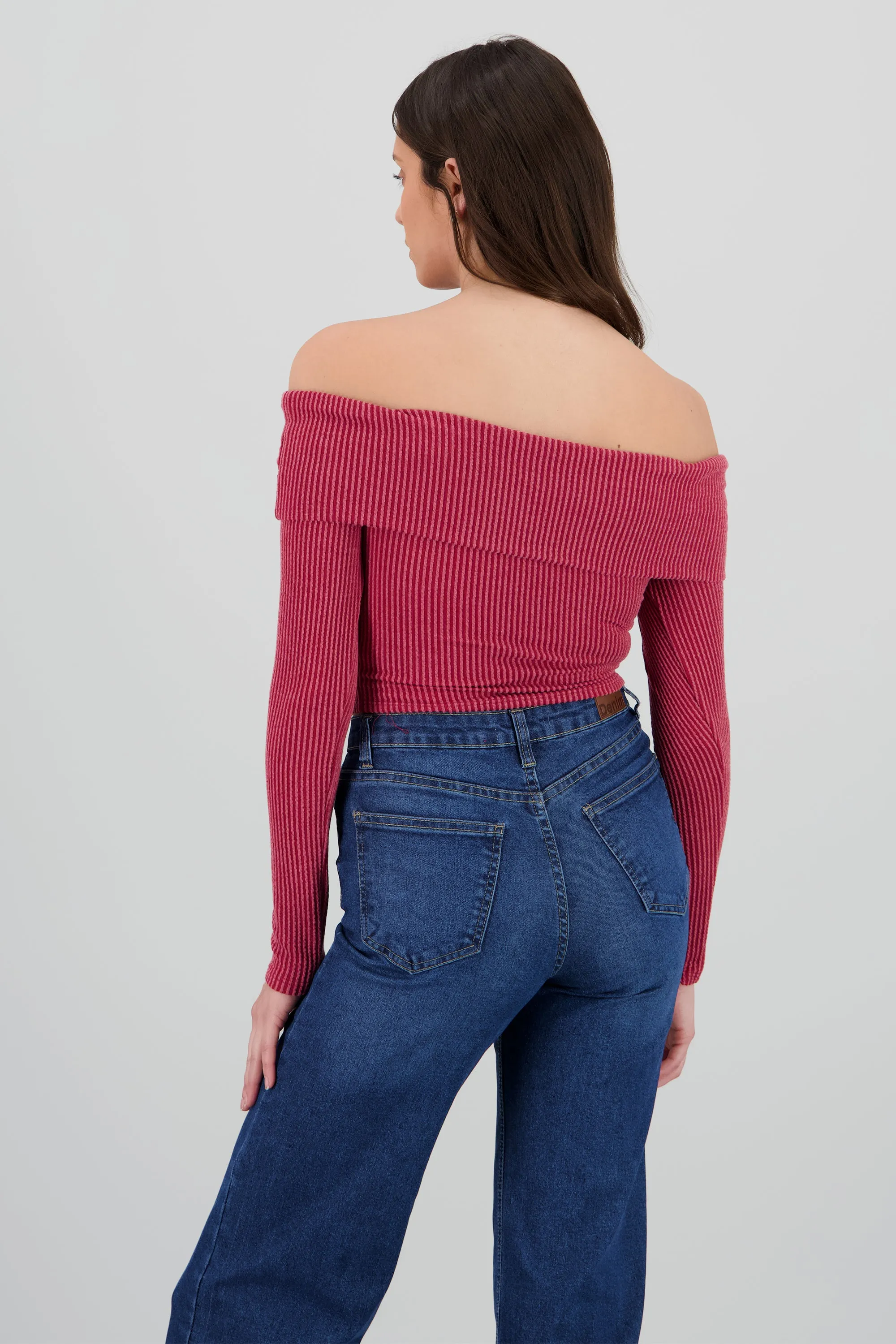 Top Sin Hombros Textura Rib sold by Shasa product image thumbnail 4