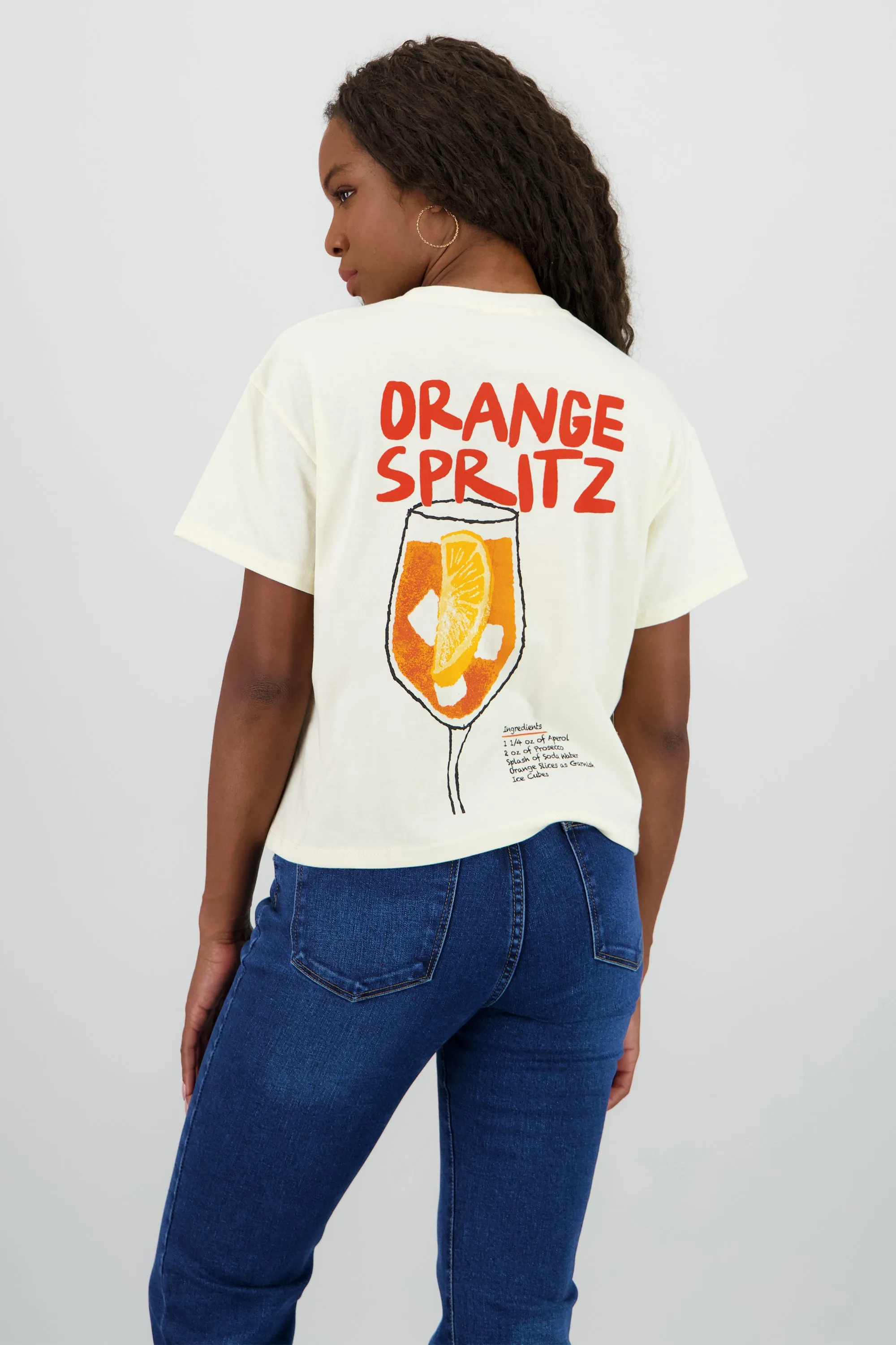Playera boxy orange spritz sold by Shasa product image thumbnail 4