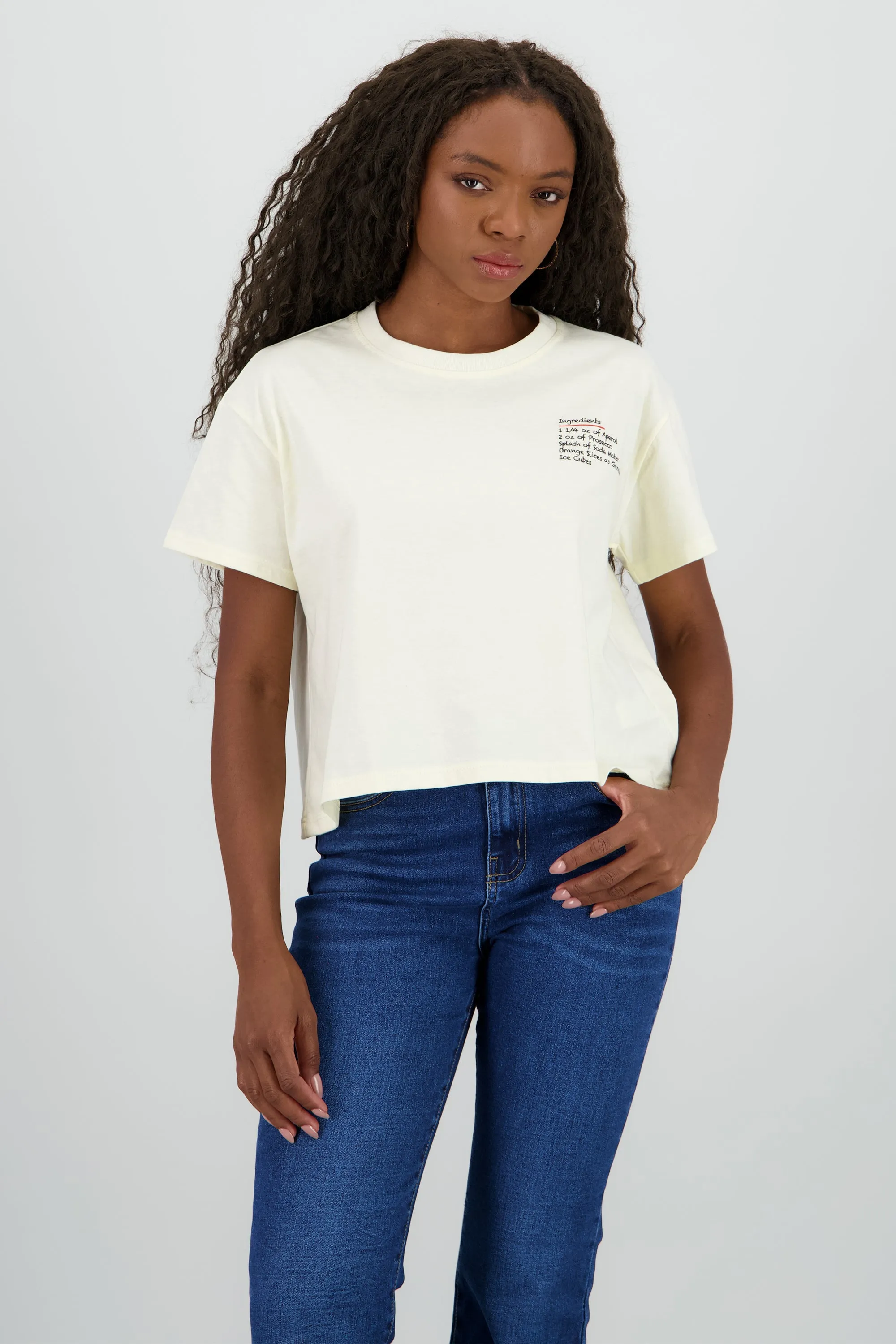 Playera boxy orange spritz sold by Shasa