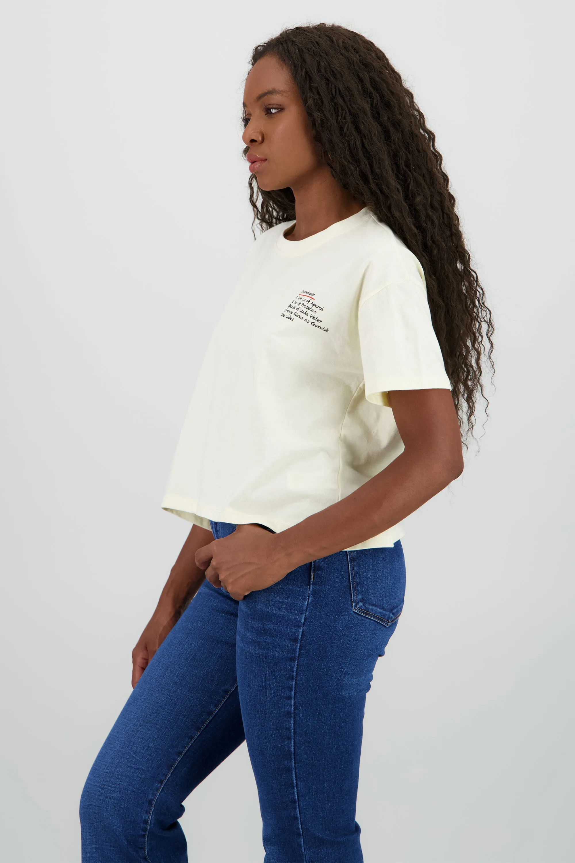 Playera boxy orange spritz sold by Shasa product image thumbnail 3