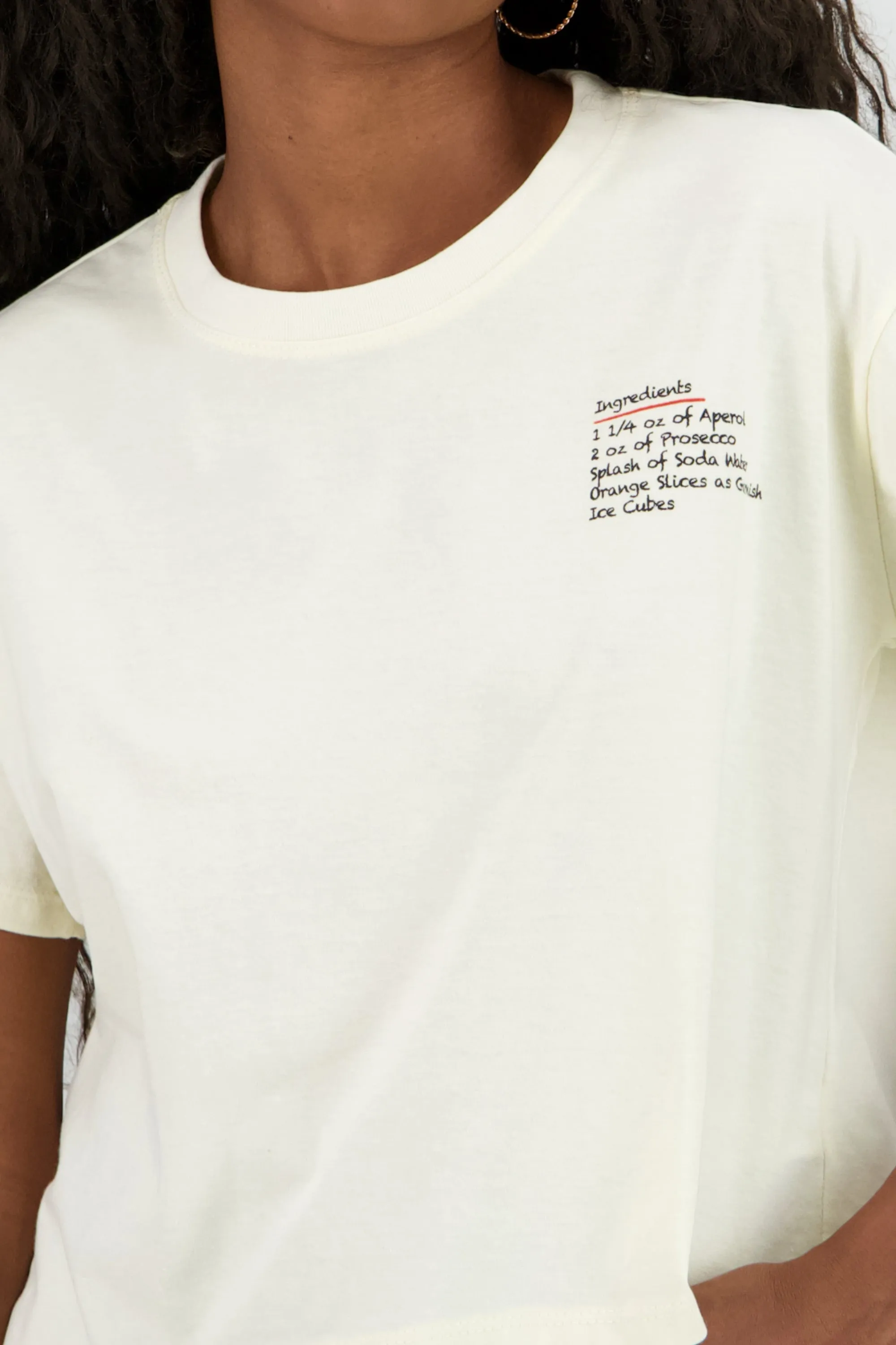 Playera boxy orange spritz sold by Shasa product image thumbnail 5