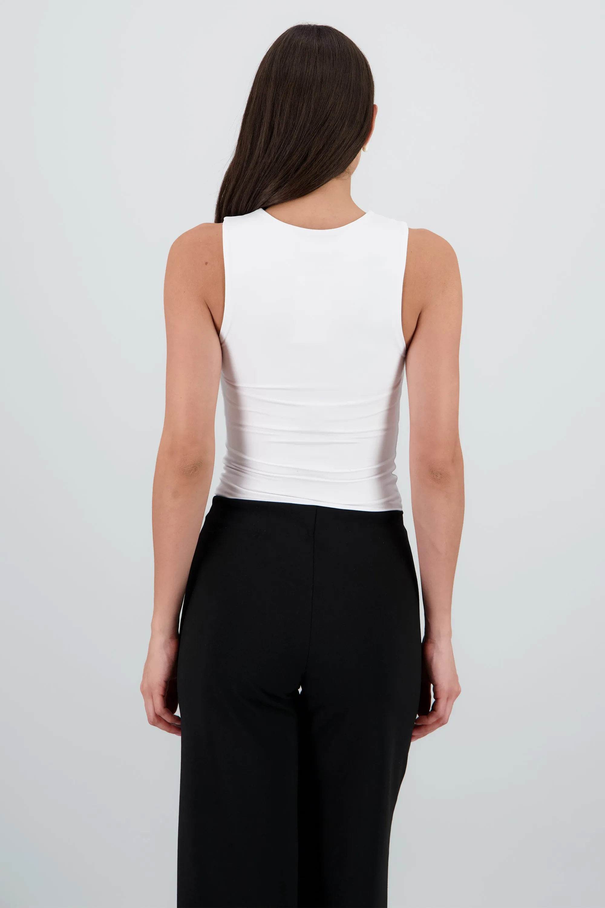 Top de doble tela con tacto suave liso sold by Shasa product image thumbnail 4