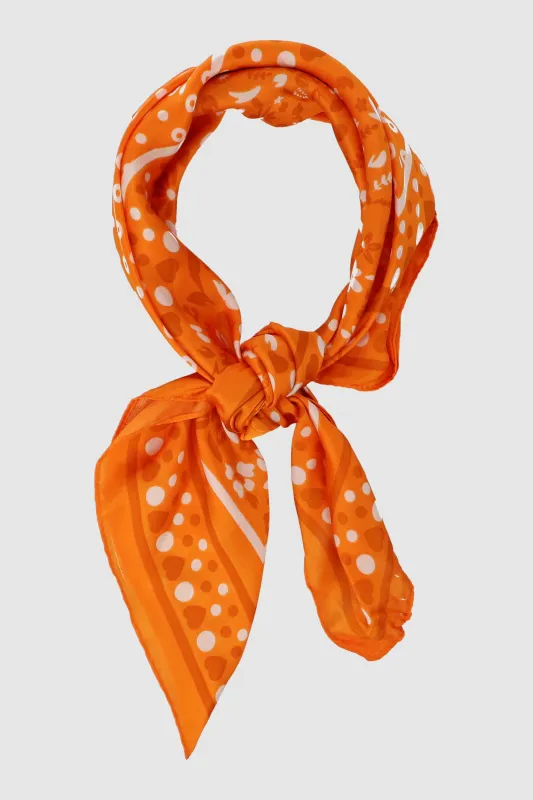 Pañuelo flores y corazones mini sold by Shasa