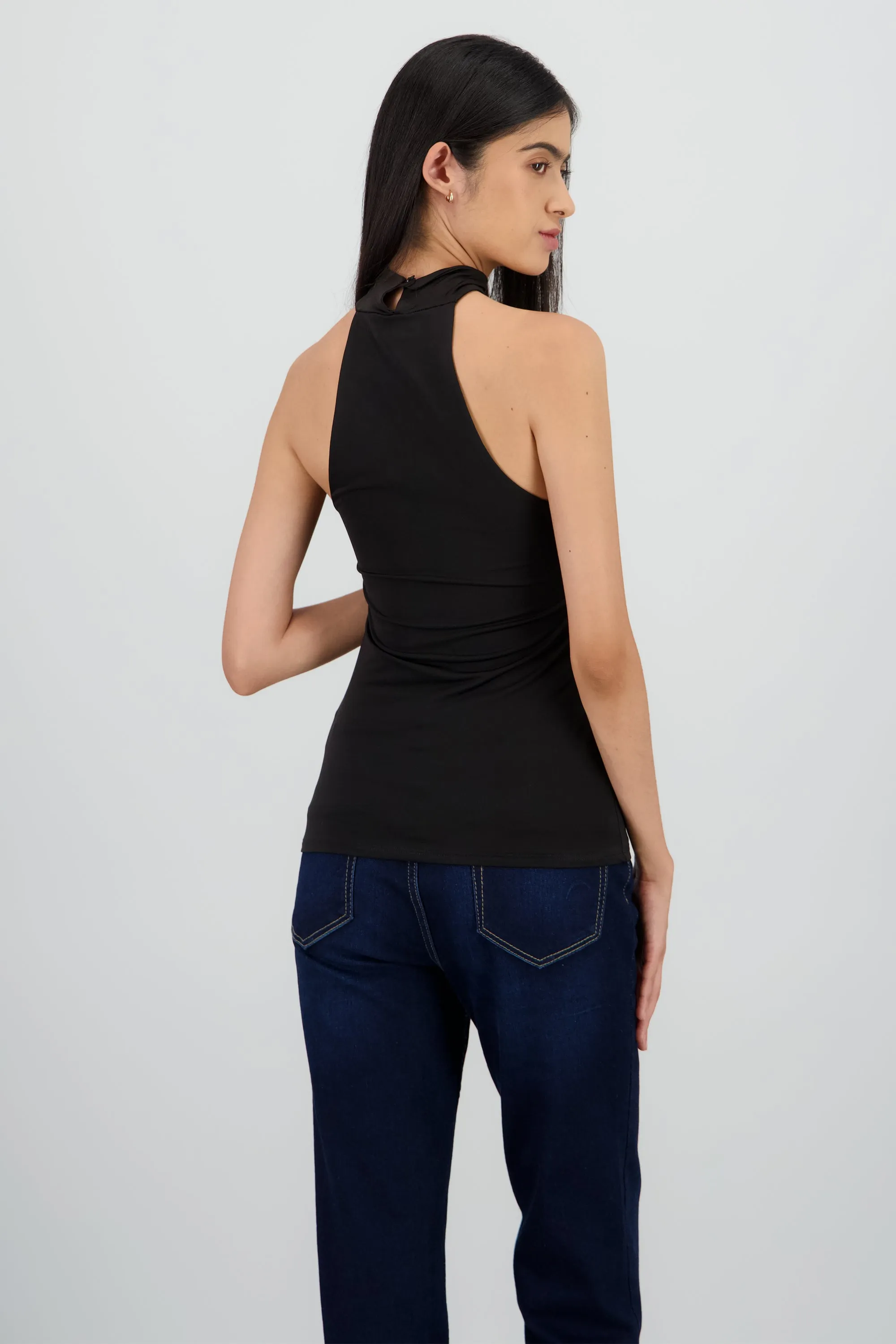 Top tubo detalle cuello licra sold by Shasa product image thumbnail 4