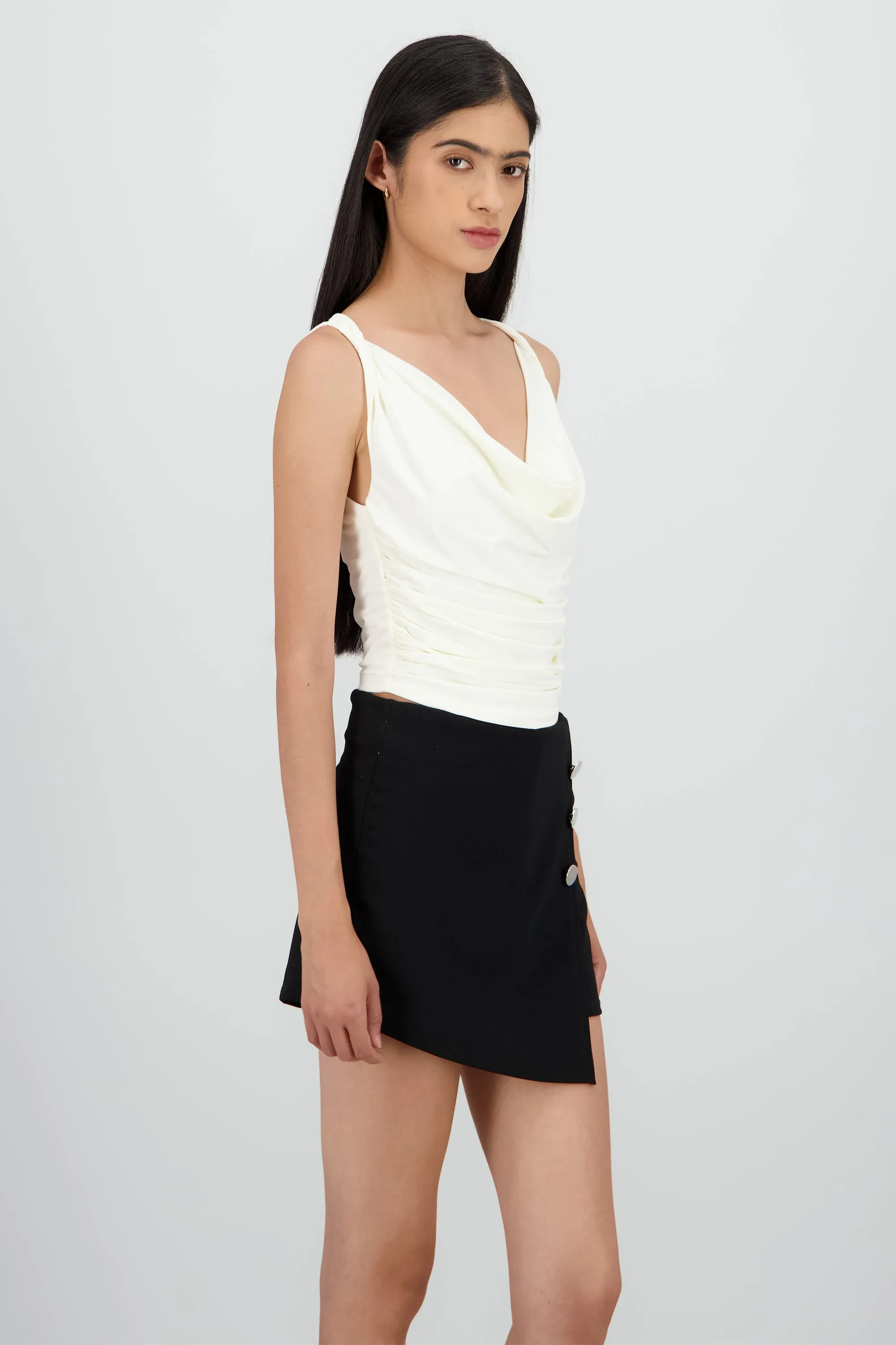 Top sin mangas escote columpio licra tacto suave sold by Shasa product image thumbnail 3