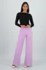 Pantalón Wide Leg Cintura Alta Costuras sold by Shasa