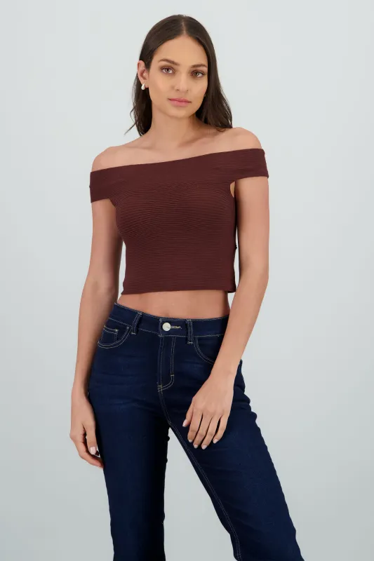 Top off shoulder tejido sold by Shasa