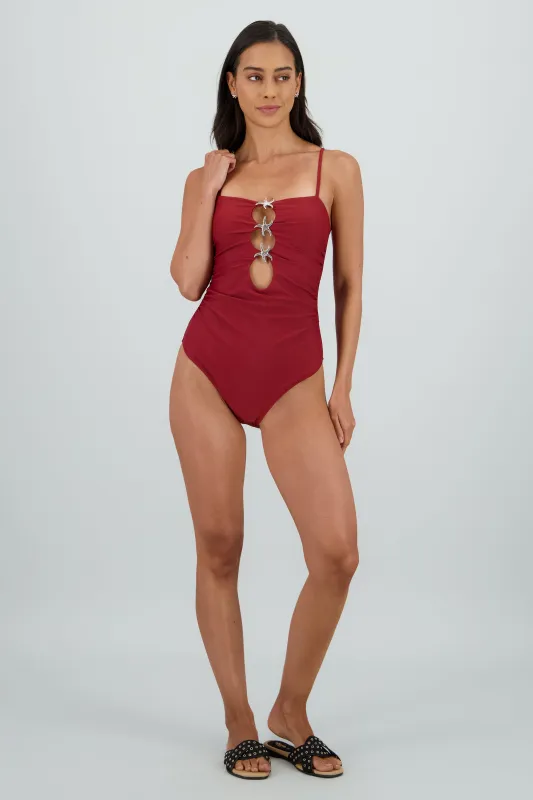 Traje de baño completo detalle estrellas sold by Shasa