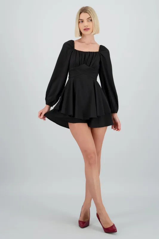 Romper liso con mangas abullonadas sold by Shasa