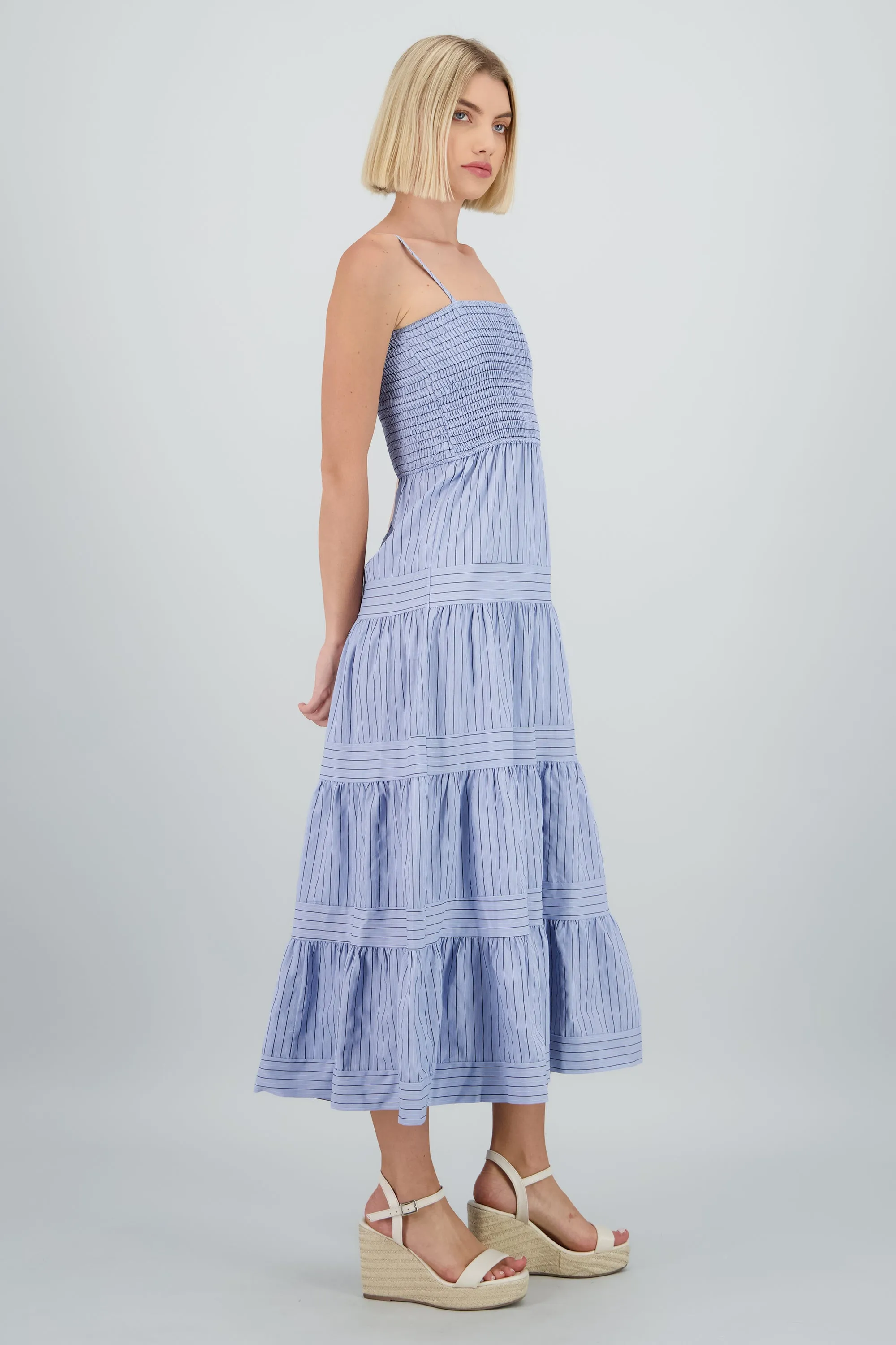 Maxivestido smock estampado rayas sold by Shasa product image thumbnail 3