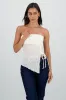 Top bandeau encaje con jareta sold by Shasa