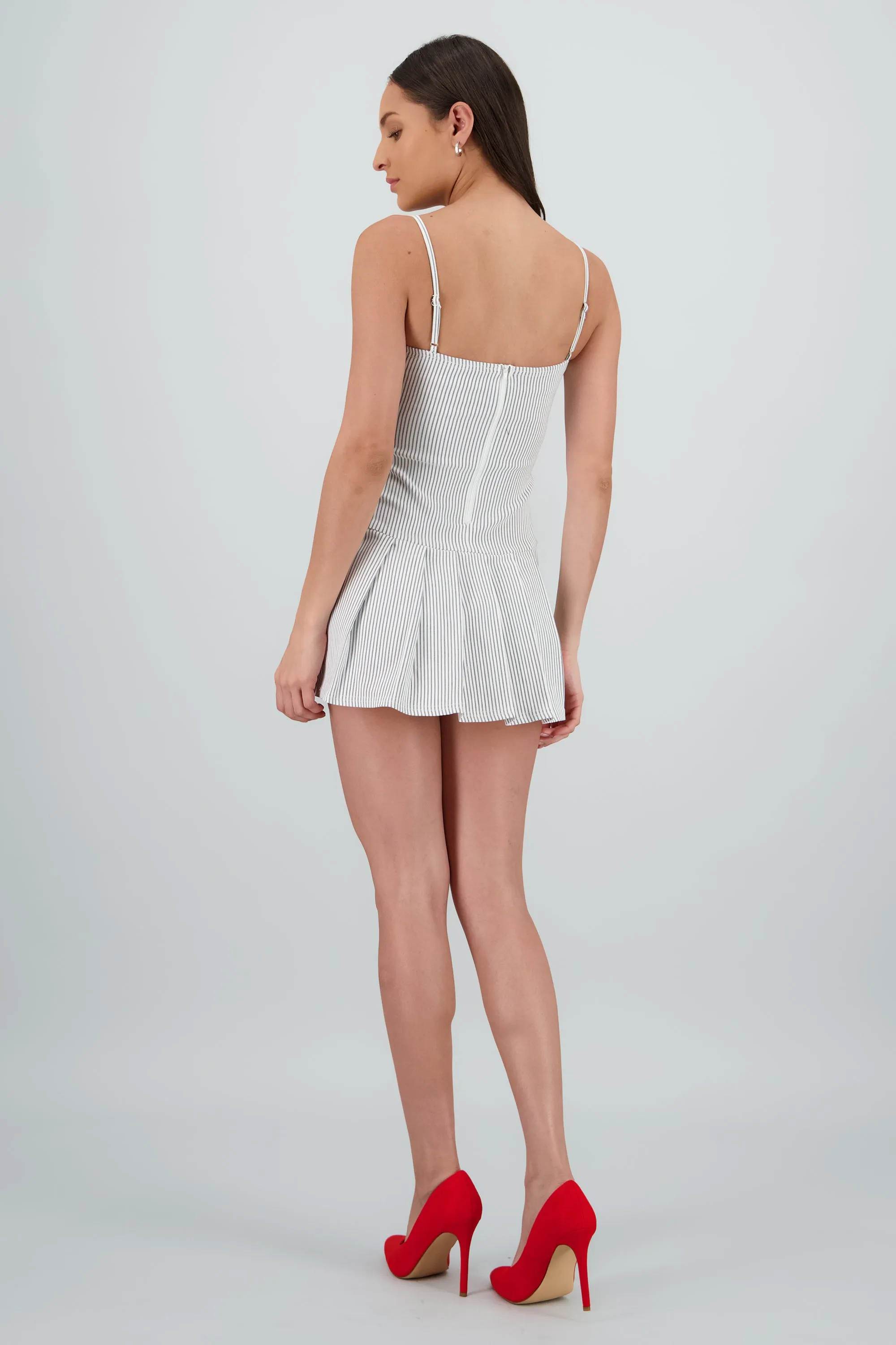 Vetsido tableado con cinturon y rayas sold by Shasa product image thumbnail 4