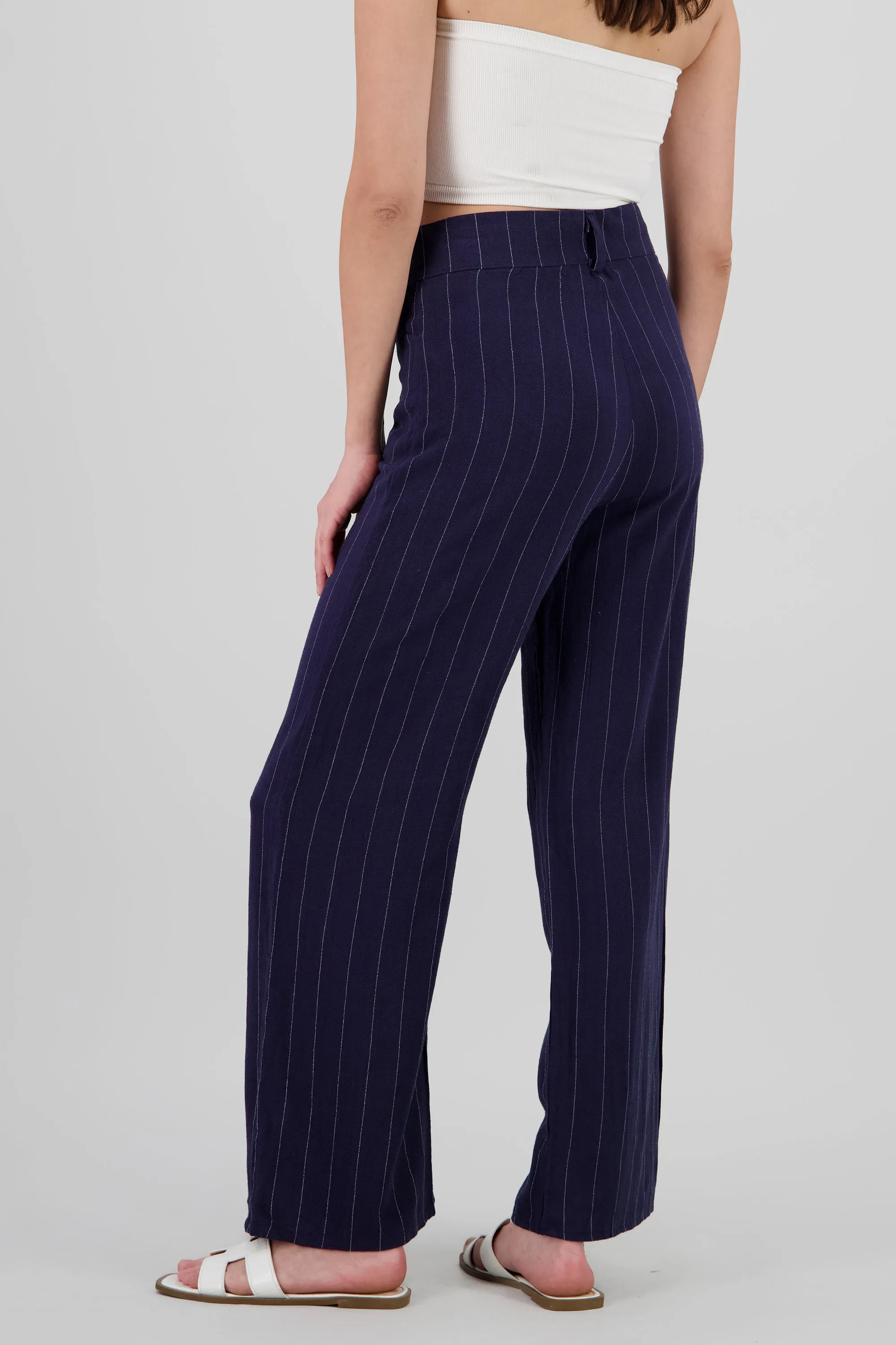 Pantalon rayas diplomaticas lino sold by Shasa product image thumbnail 4