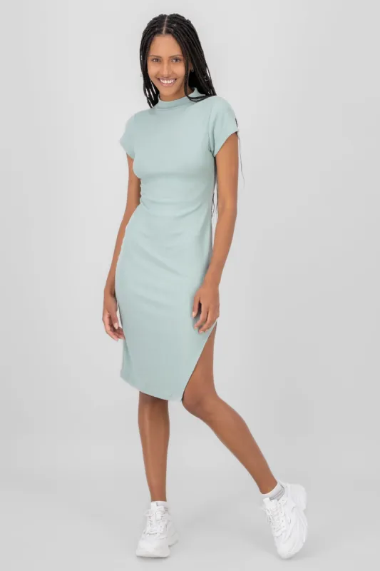 Vestido midi ajustado manga corta sold by Shasa