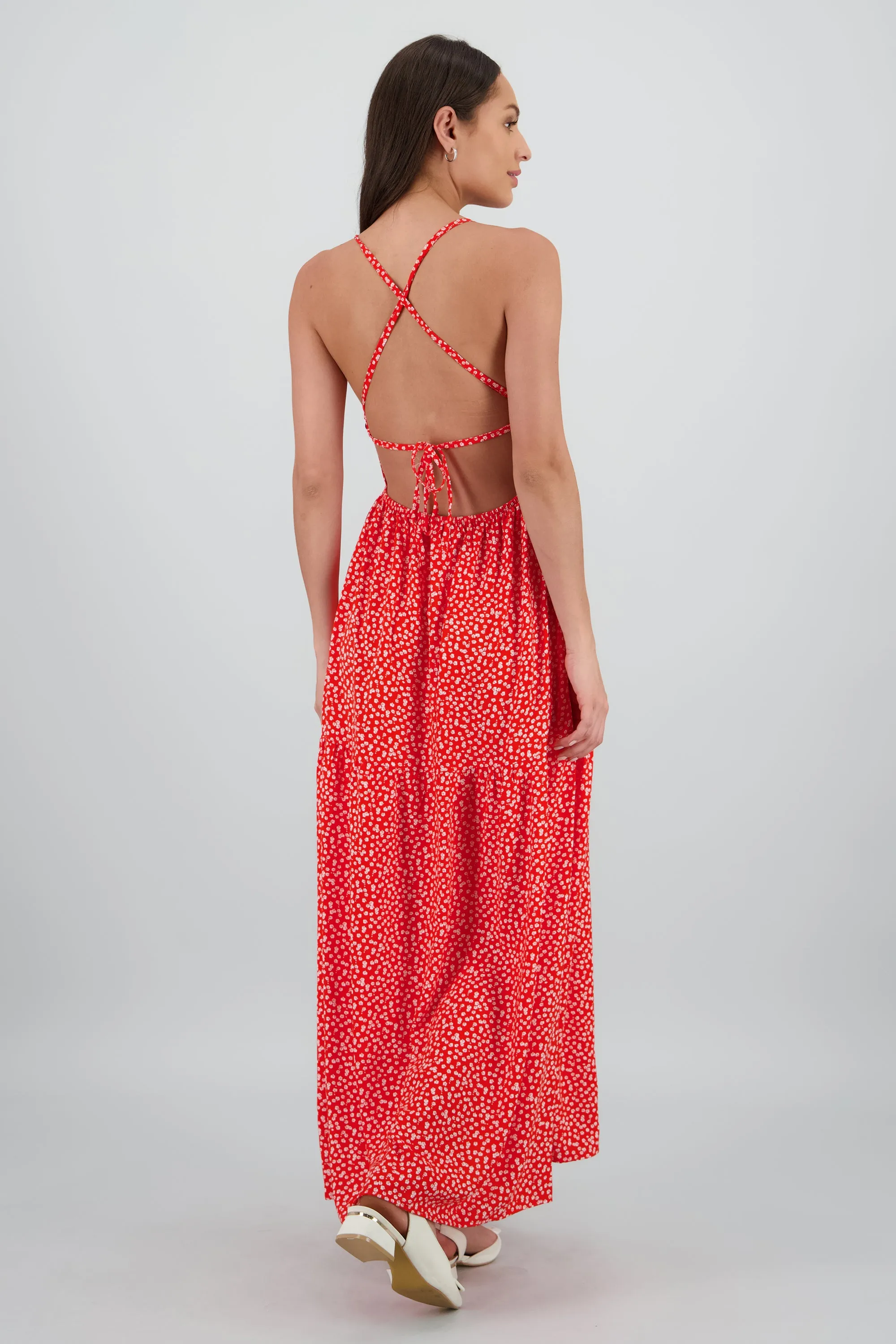 Vestido maxi flores cruce espalda sold by Shasa product image thumbnail 4