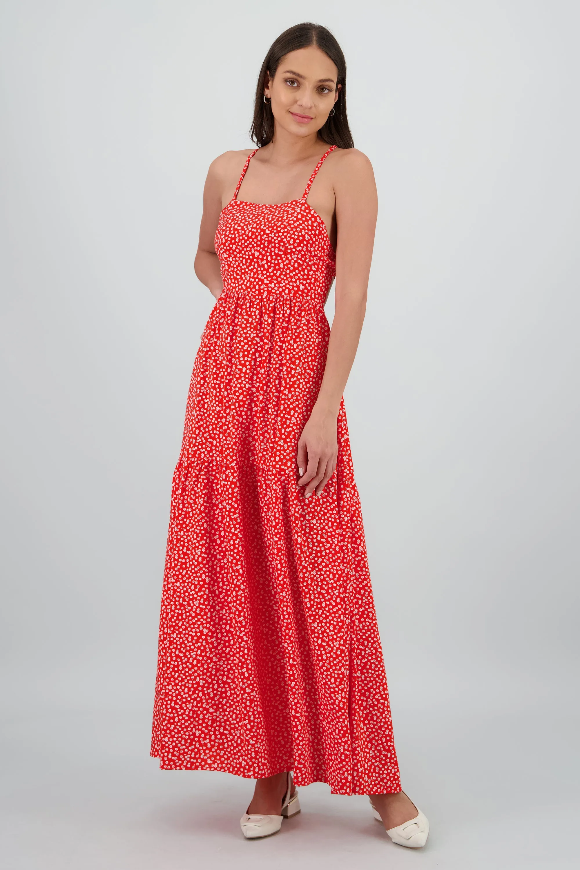 Vestido maxi flores cruce espalda sold by Shasa product image thumbnail 2