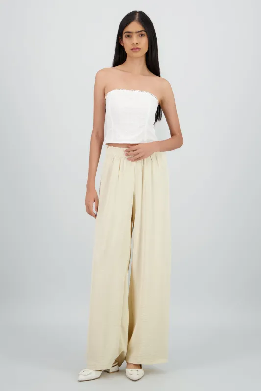 Pantalon detalle resorte fluido sold by Shasa