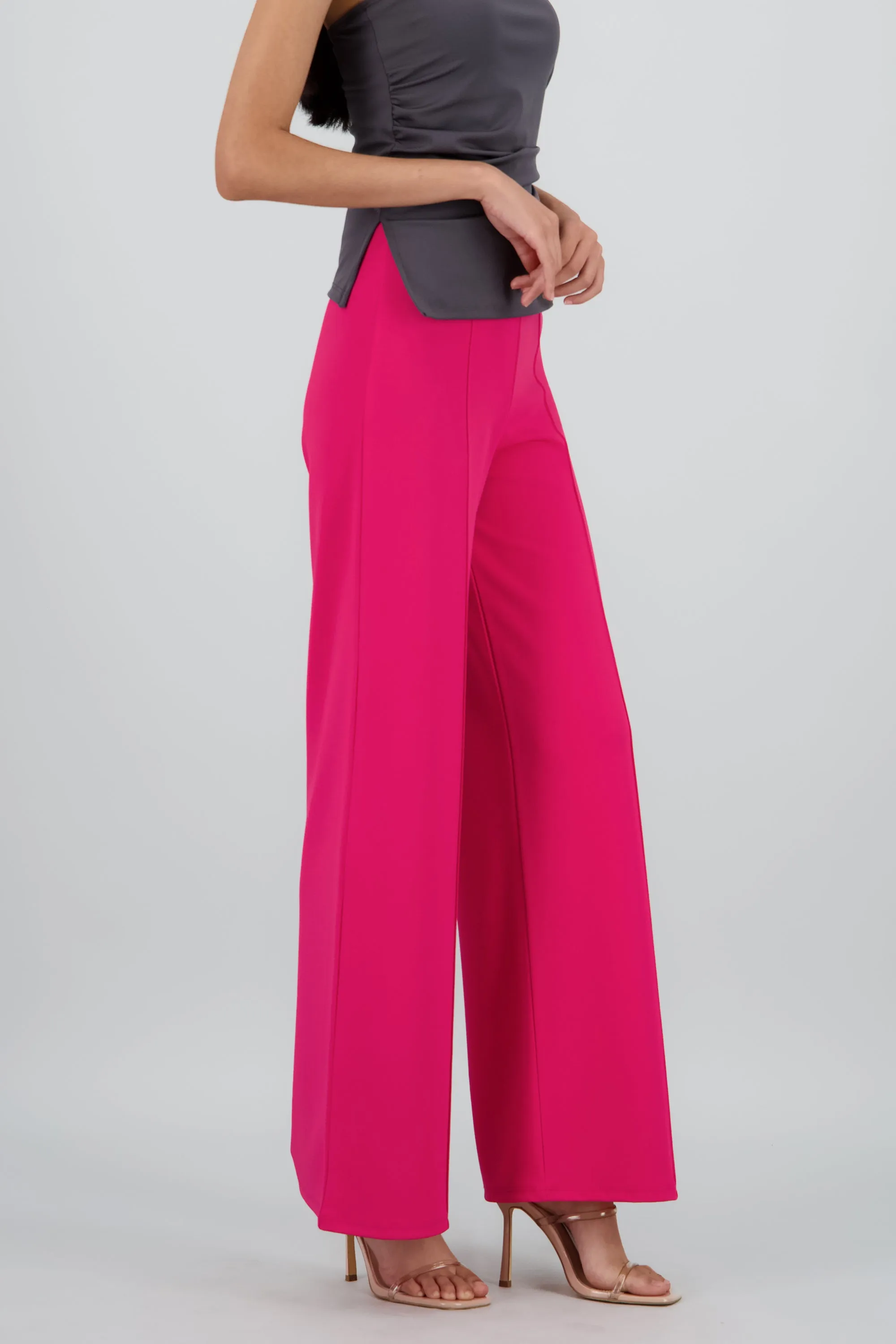 Pantalón Wide Leg Cintura Alta Costuras sold by Shasa product image thumbnail 3