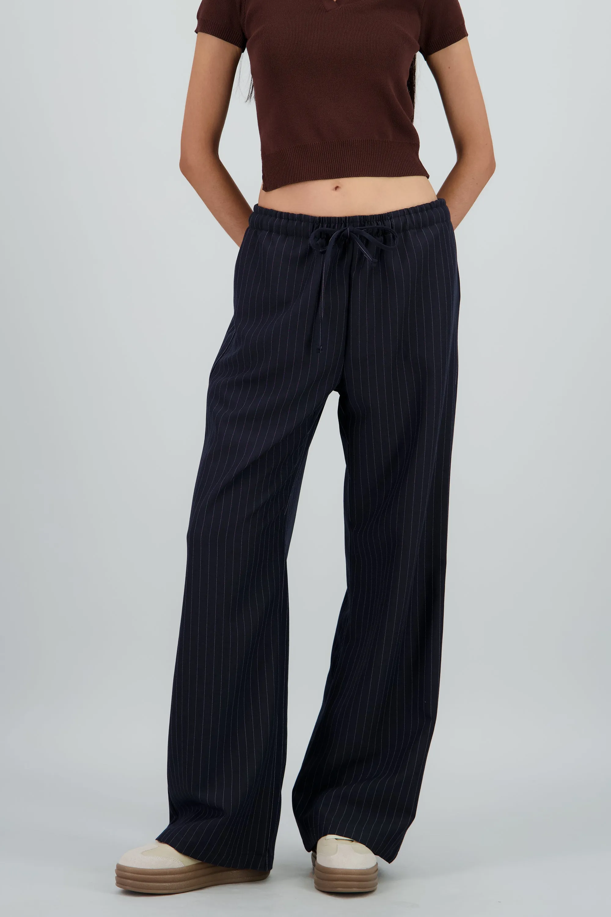 Pantalon resorte estampado rayas diplomaticas sold by Shasa product image thumbnail 2