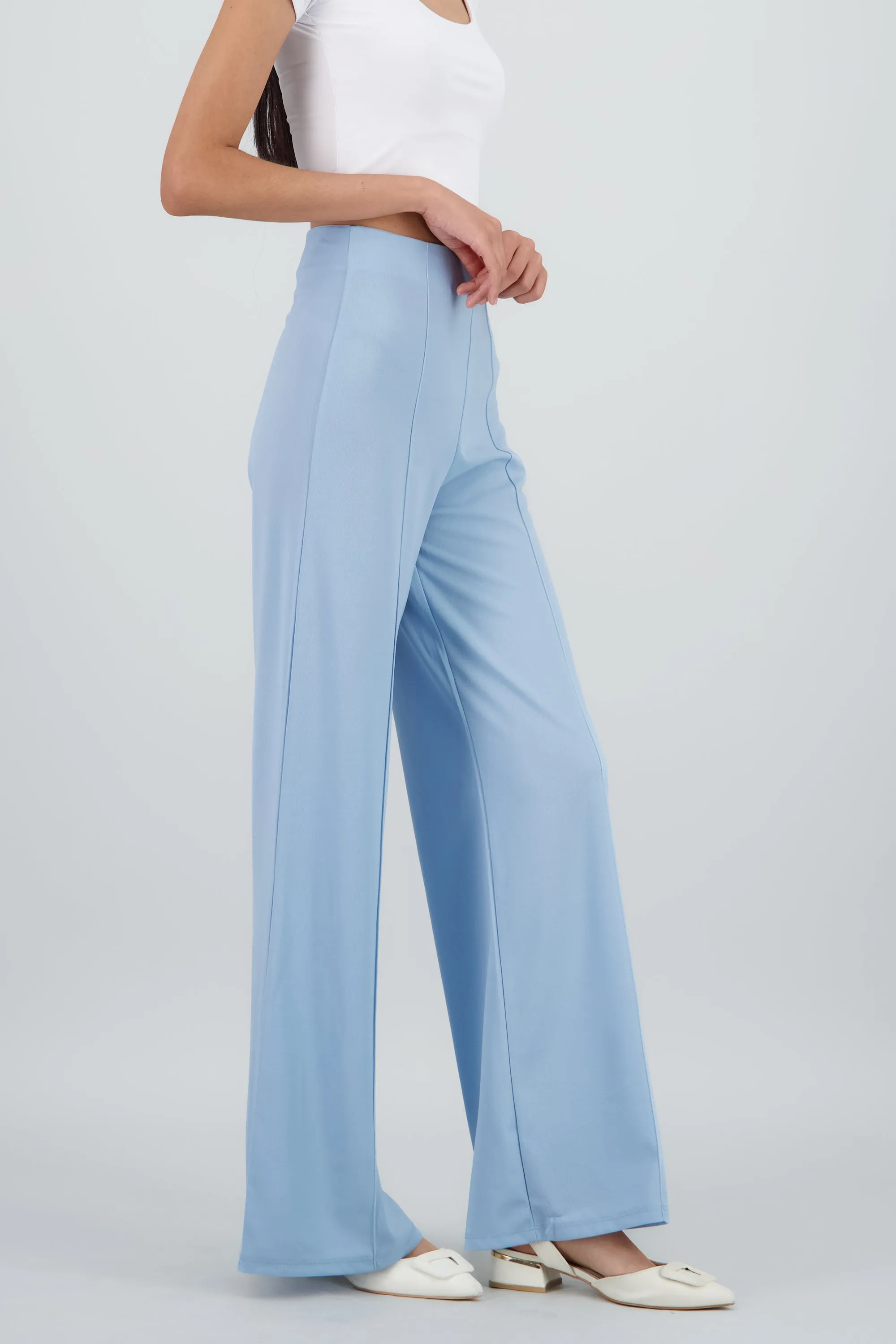 Pantalón Wide Leg Cintura Alta Costuras sold by Shasa product image thumbnail 3