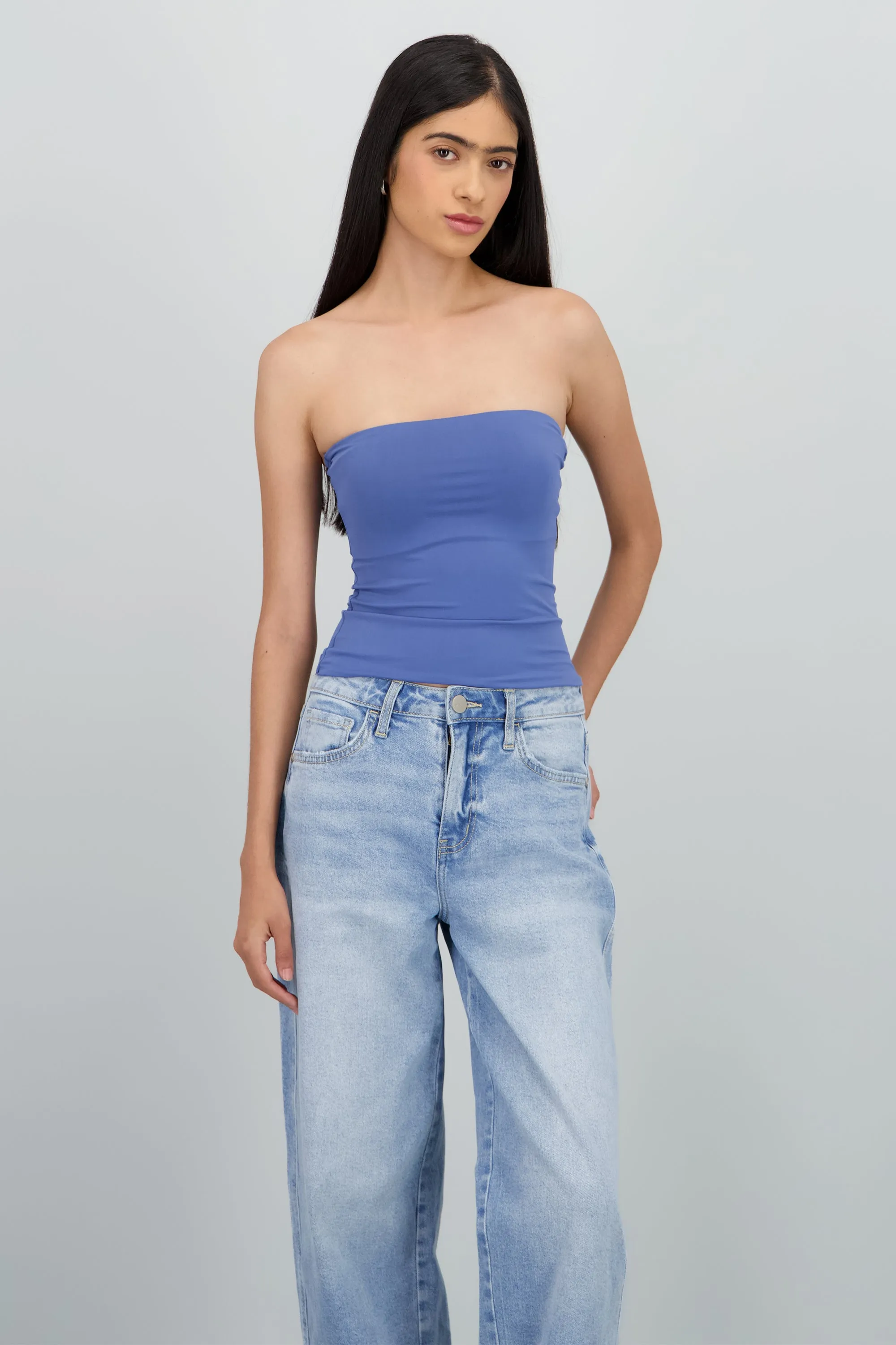 Top tubo liso doble tela sold by Shasa product image thumbnail 2