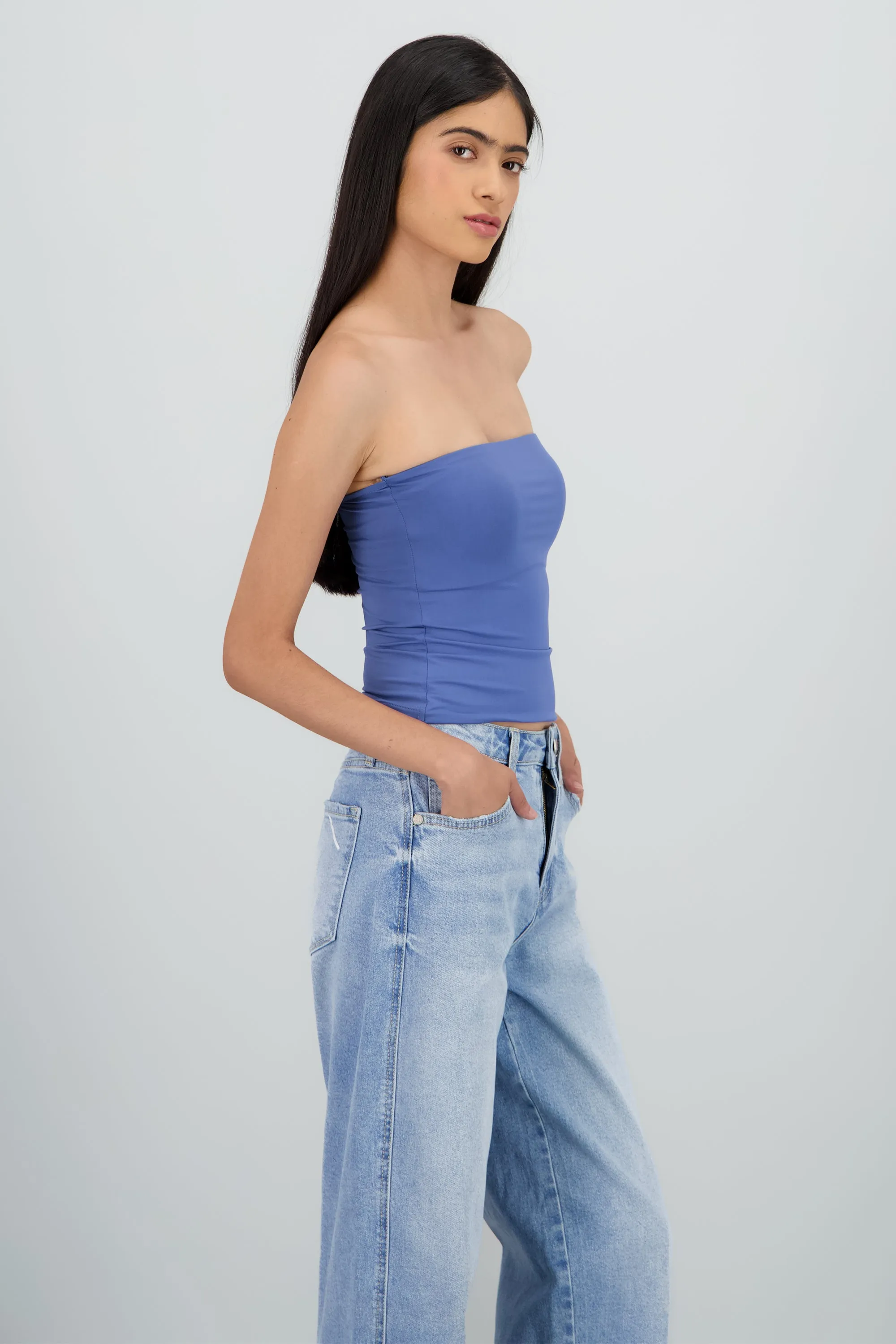 Top tubo liso doble tela sold by Shasa product image thumbnail 3