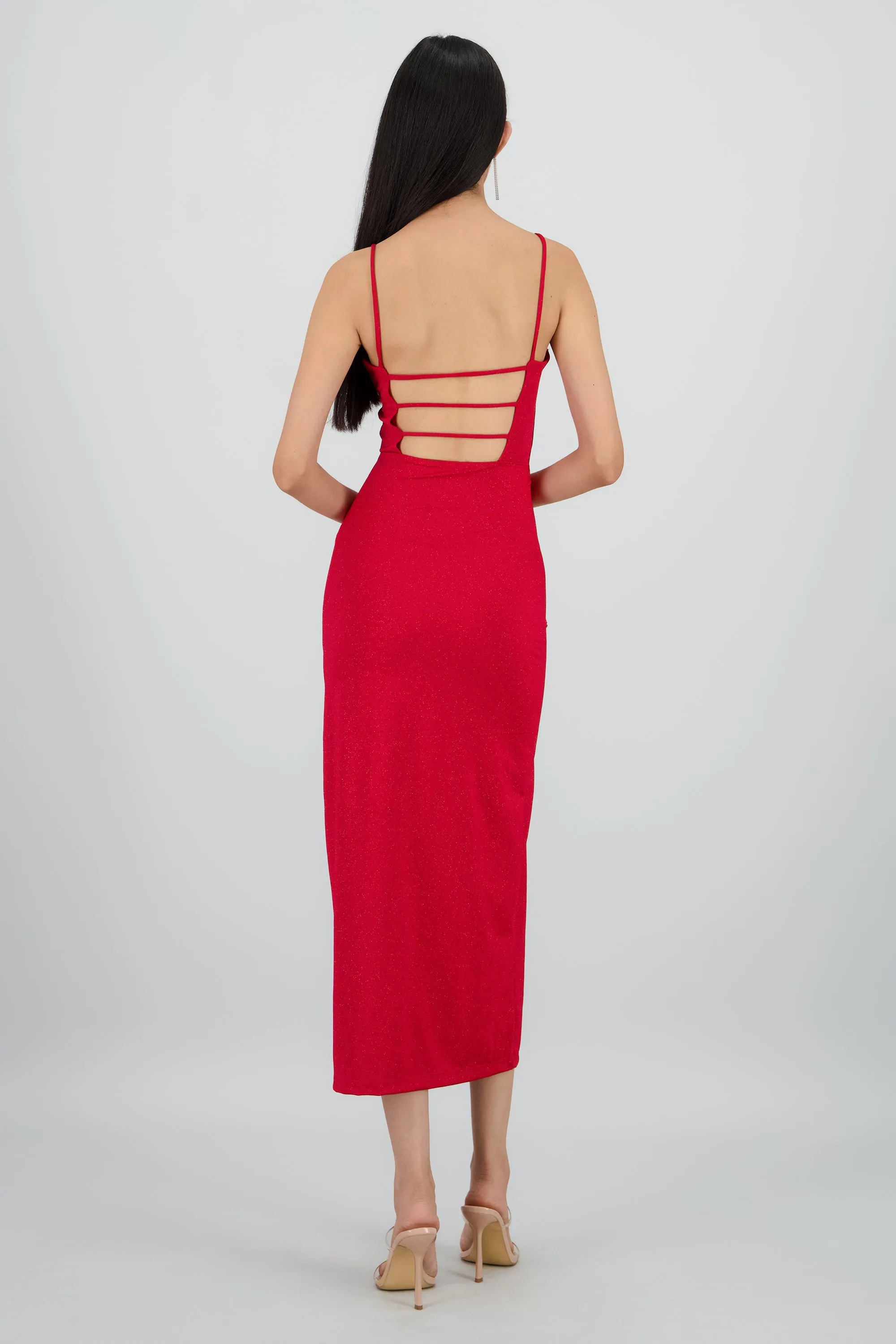 Vestido maxi brillos espalda abierta sold by Shasa product image thumbnail 4