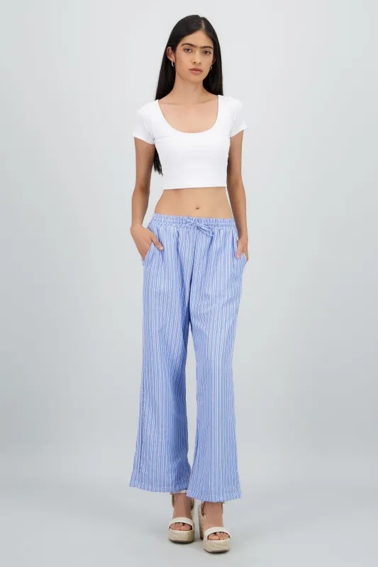 Pantalon amplio rayas sold by Shasa