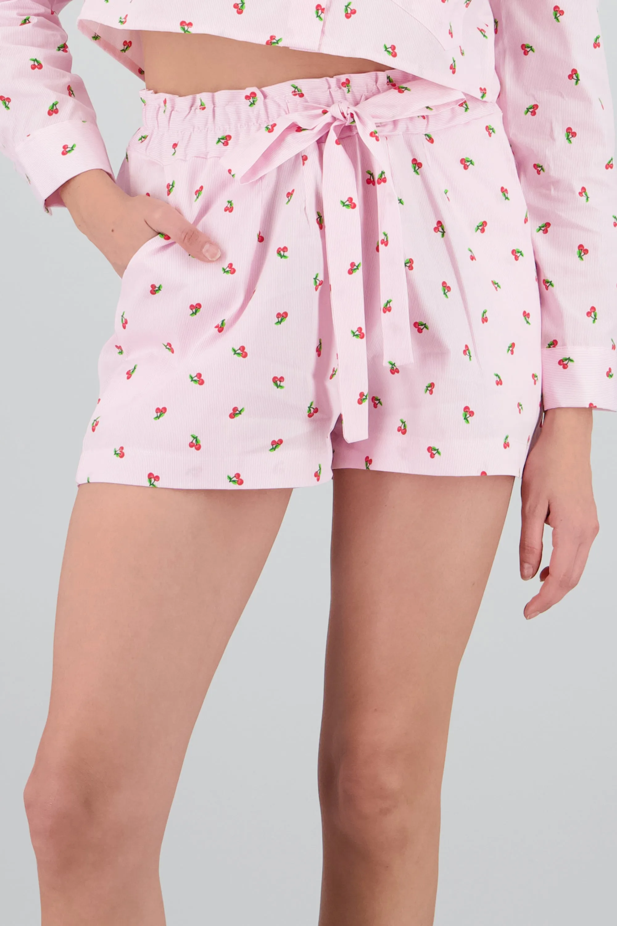 Shorts minis detalle lazo cerezas sold by Shasa product image thumbnail 5