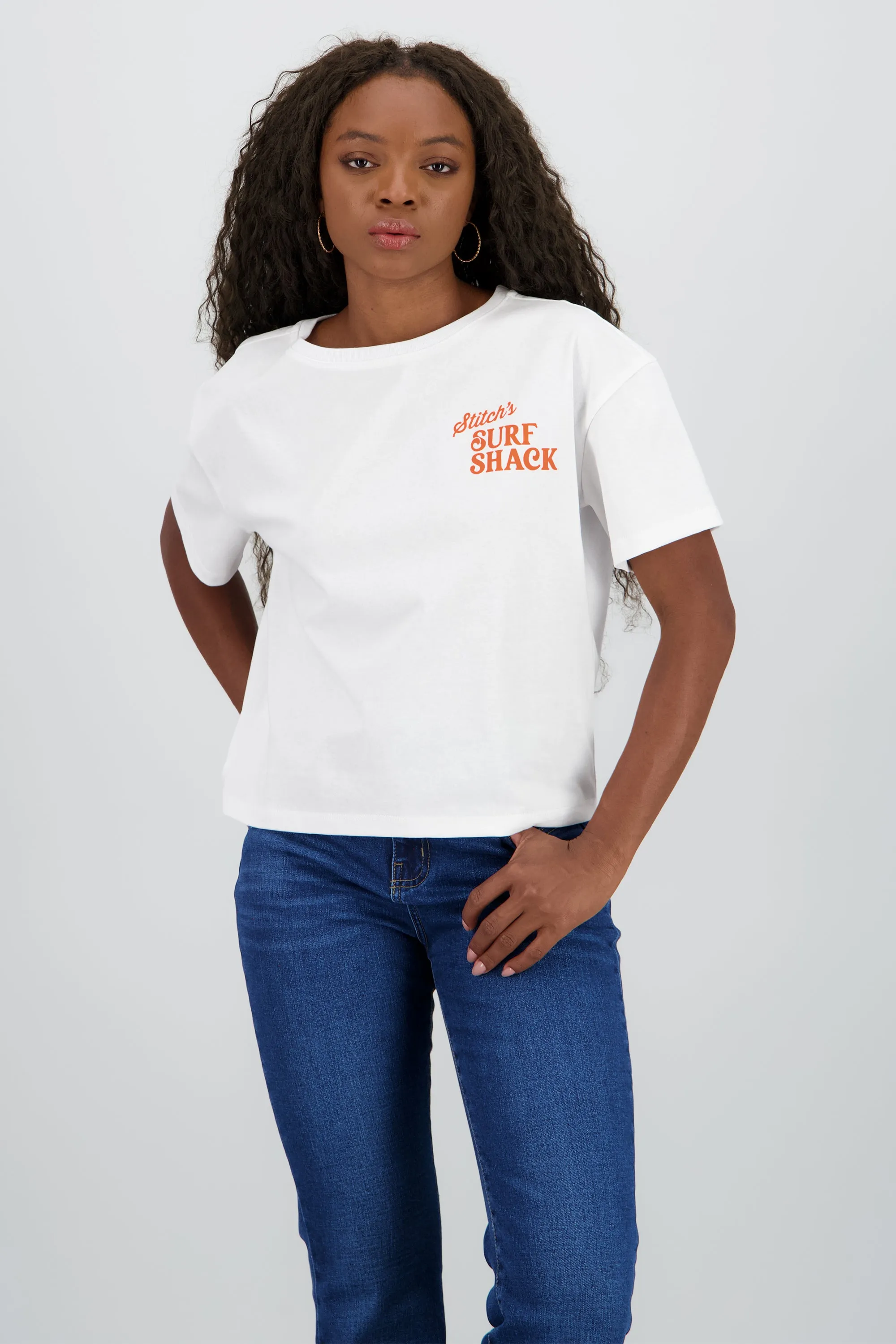 Playera stitch aloha estampado frente espalda sold by Shasa product image thumbnail 2